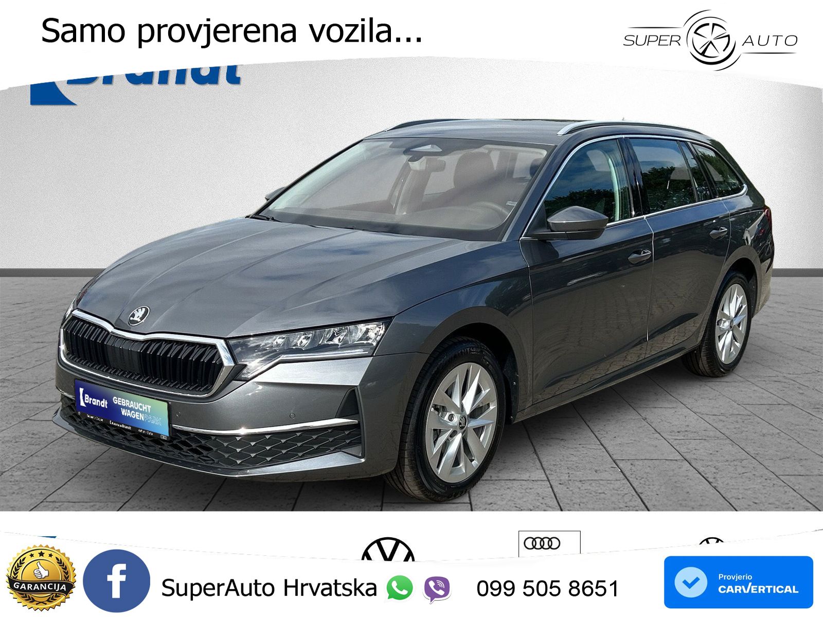Škoda Octavia Combi 2.0 TDI (150 KS) DSG Selection LED+GR SJED+ACC