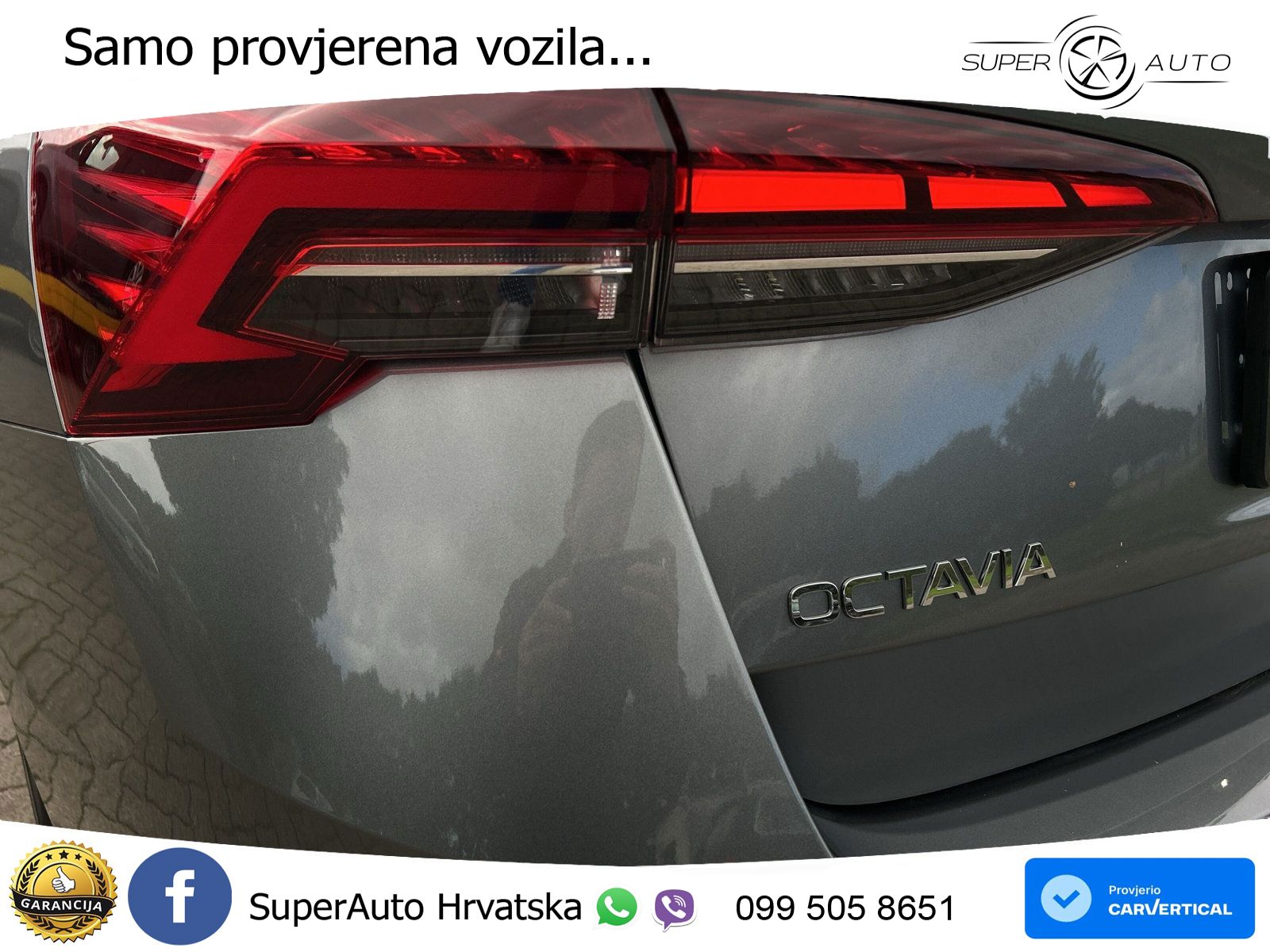 Škoda Octavia Combi 2.0 TDI (150 KS) DSG Selection LED+GR SJED+ACC