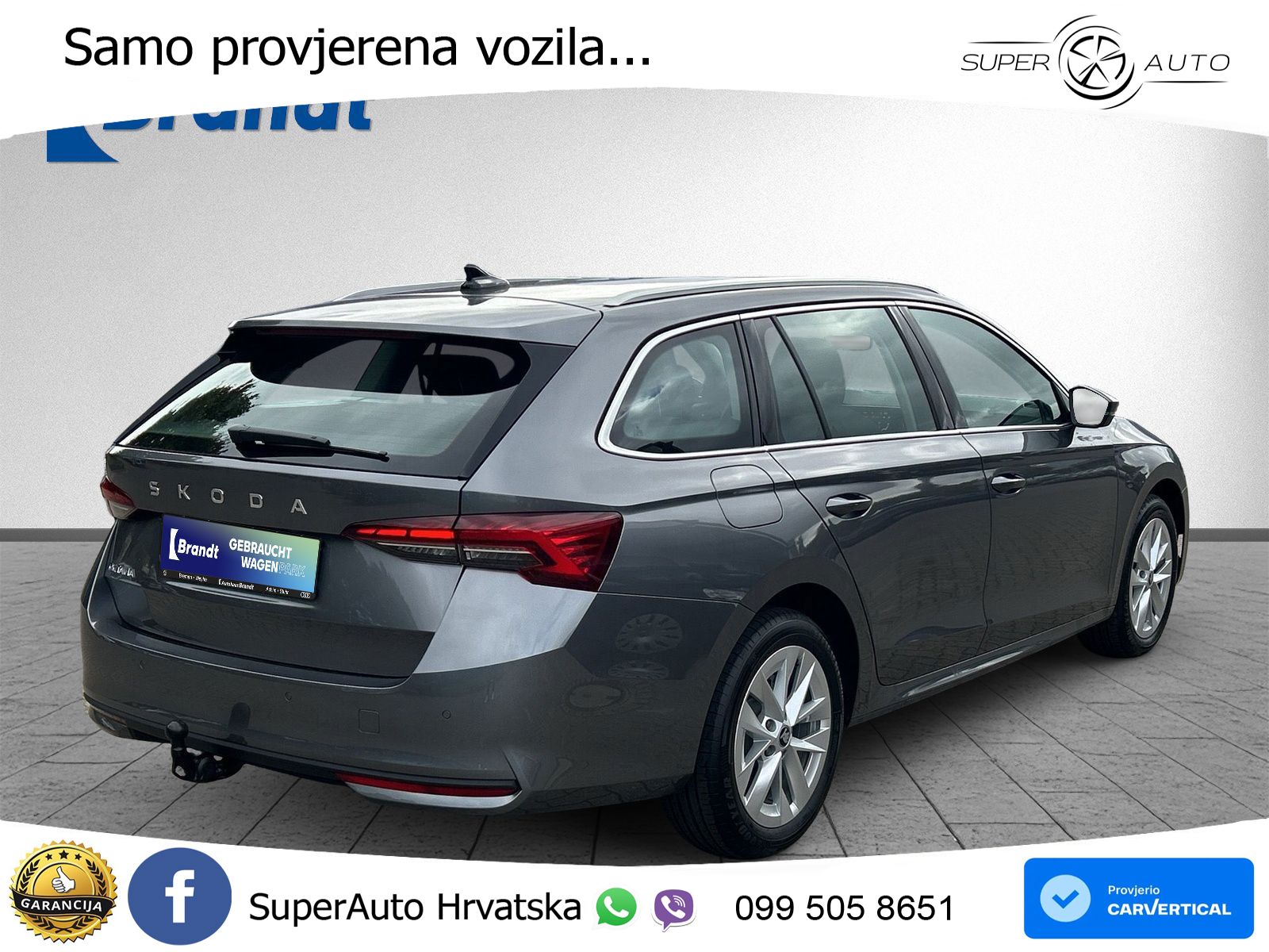 Škoda Octavia Combi 2.0 TDI (150 KS) DSG Selection LED+GR SJED+ACC