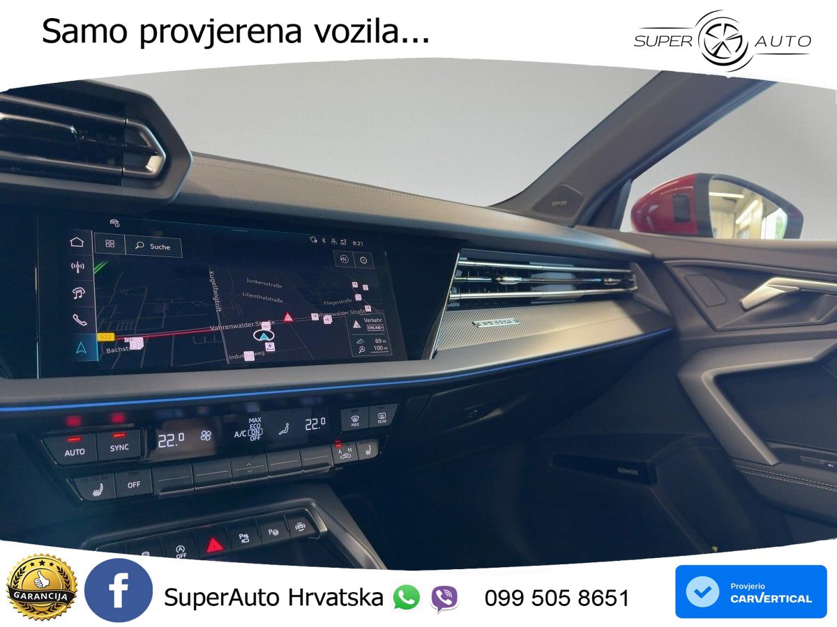 Audi S3 Limuzina 2.0 TFSI (333 KS) quattro S tronic LED+GR SJED+ACC