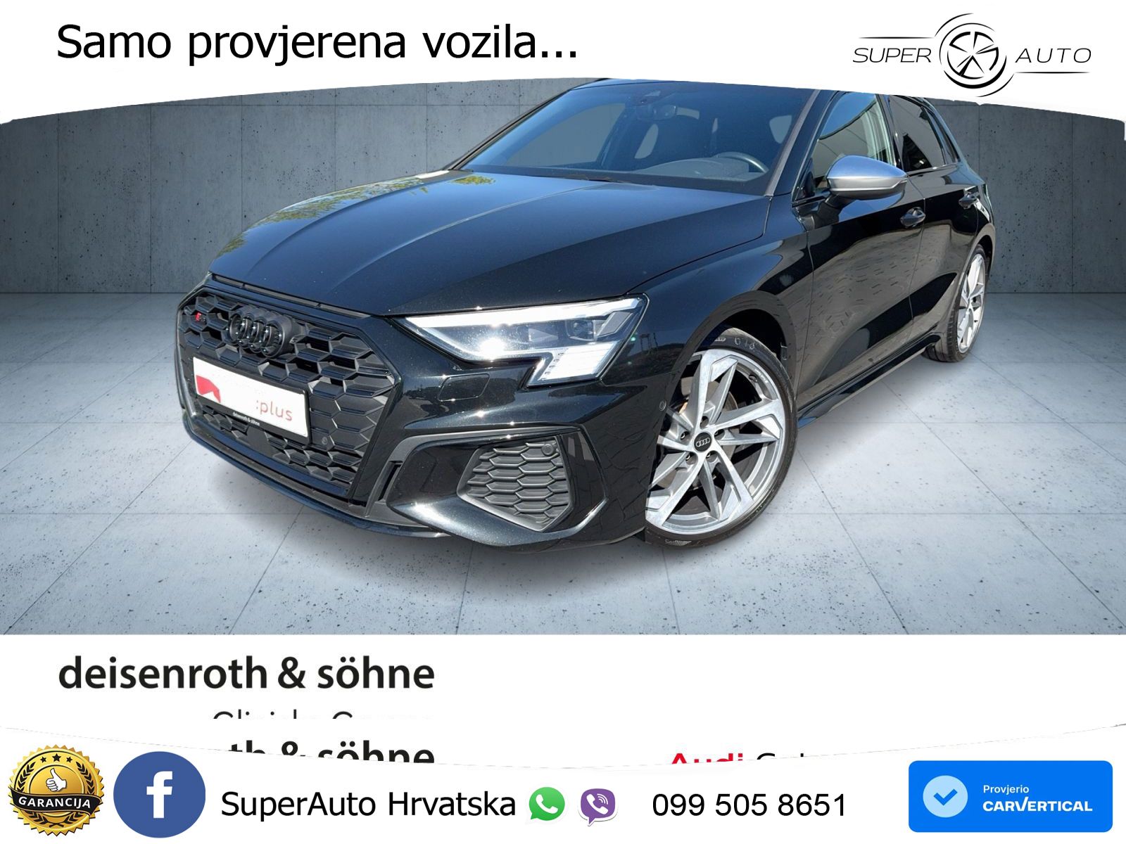Audi S3 2.0 TFSI (310 KS) quattro S tronic LED+GR SJED+ACC