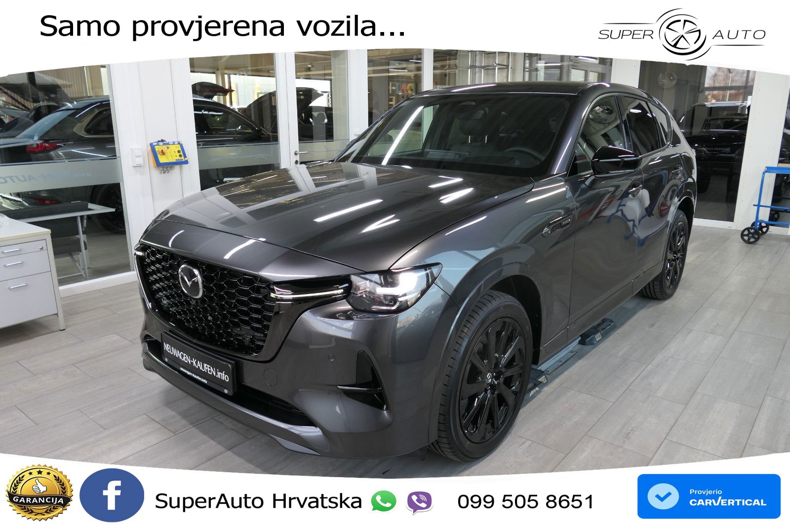 Mazda CX-60 3.3 e-Skyactiv D (254 KS) AWD Automatic MATRIX+GR SJED+KAM