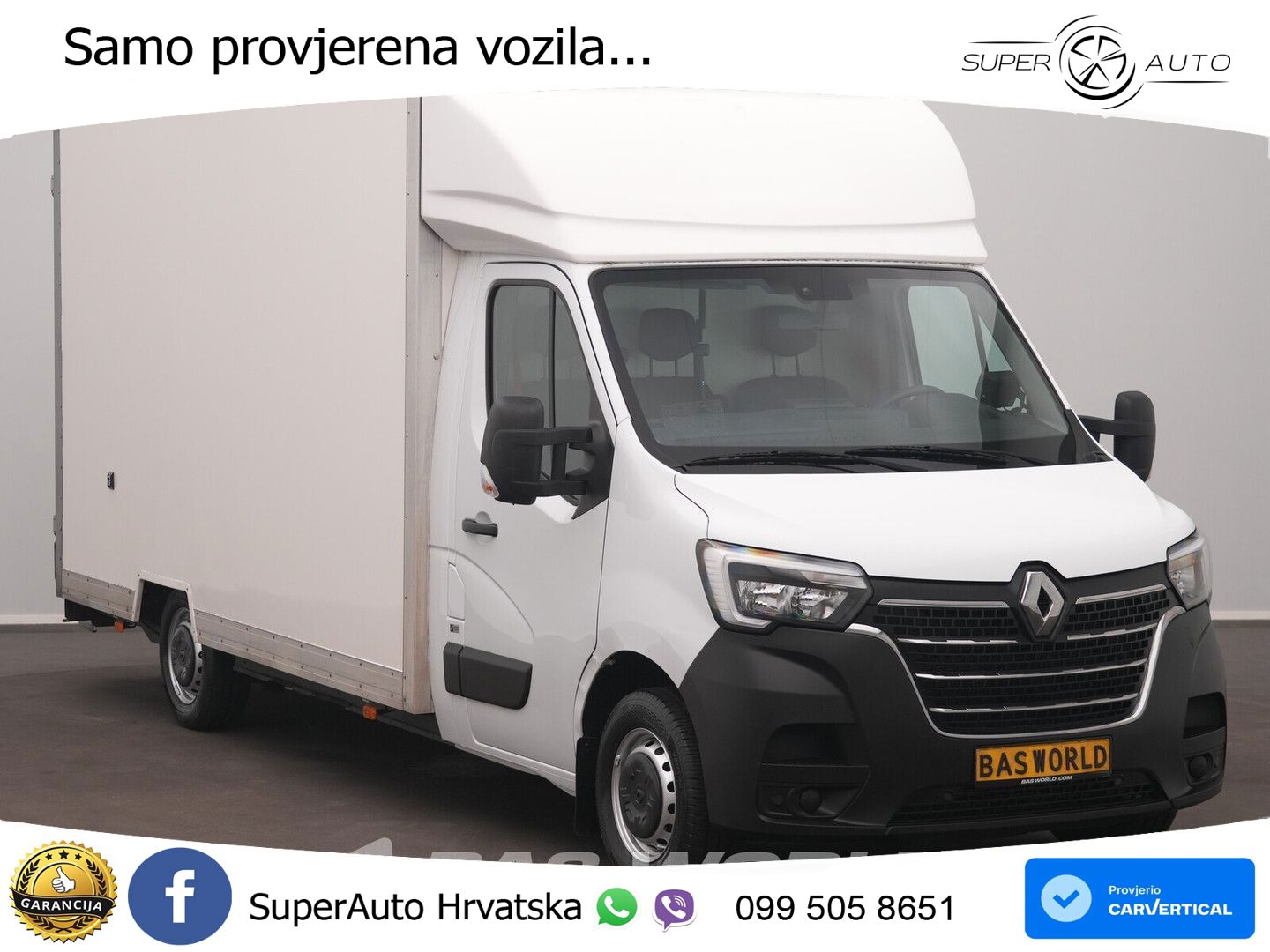 Renault Master 145PK Lowliner Bakwagen LED Navi Airco Cr 145 KS