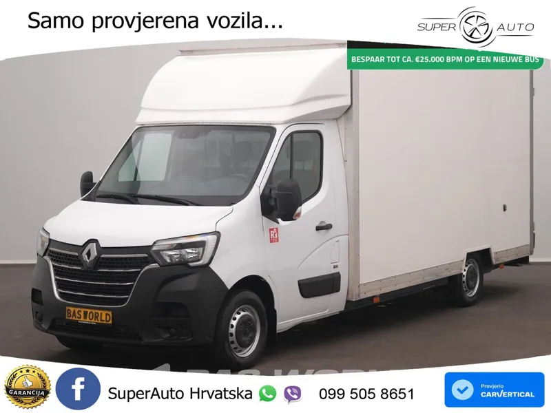 Renault Master 145PK Lowliner Bakwagen LED Navi Airco Cr 145 KS