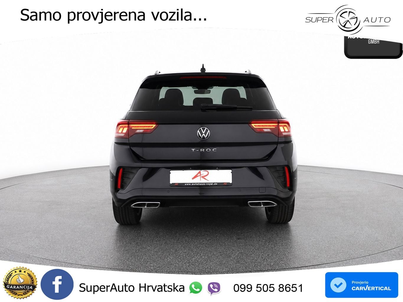 Volkswagen T-Roc 1.5 TSI (150 KS) DSG R-Line LED+GR SJED+ACC