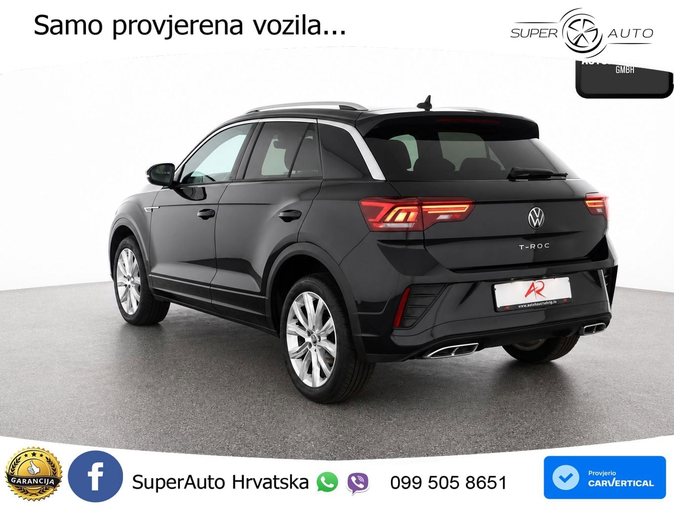 Volkswagen T-Roc 1.5 TSI (150 KS) DSG R-Line LED+GR SJED+ACC