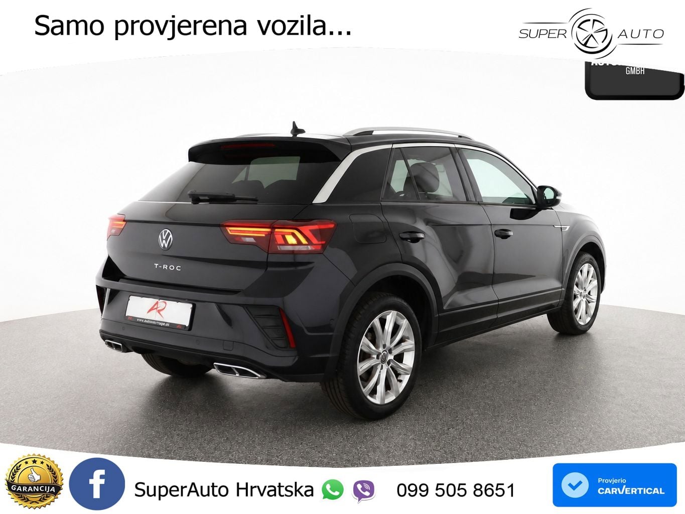 Volkswagen T-Roc 1.5 TSI (150 KS) DSG R-Line LED+GR SJED+ACC