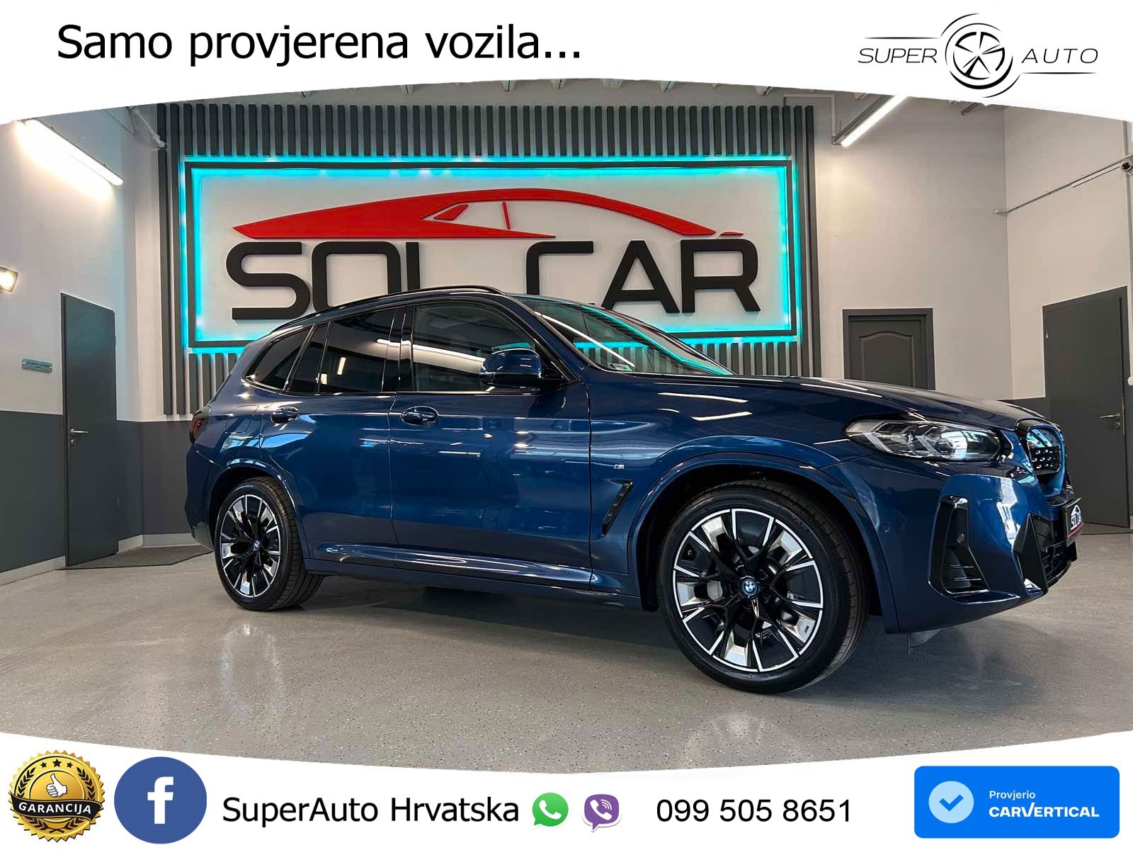 BMW iX3 80 kWh (286 KS) LED+GR SJED+ACC