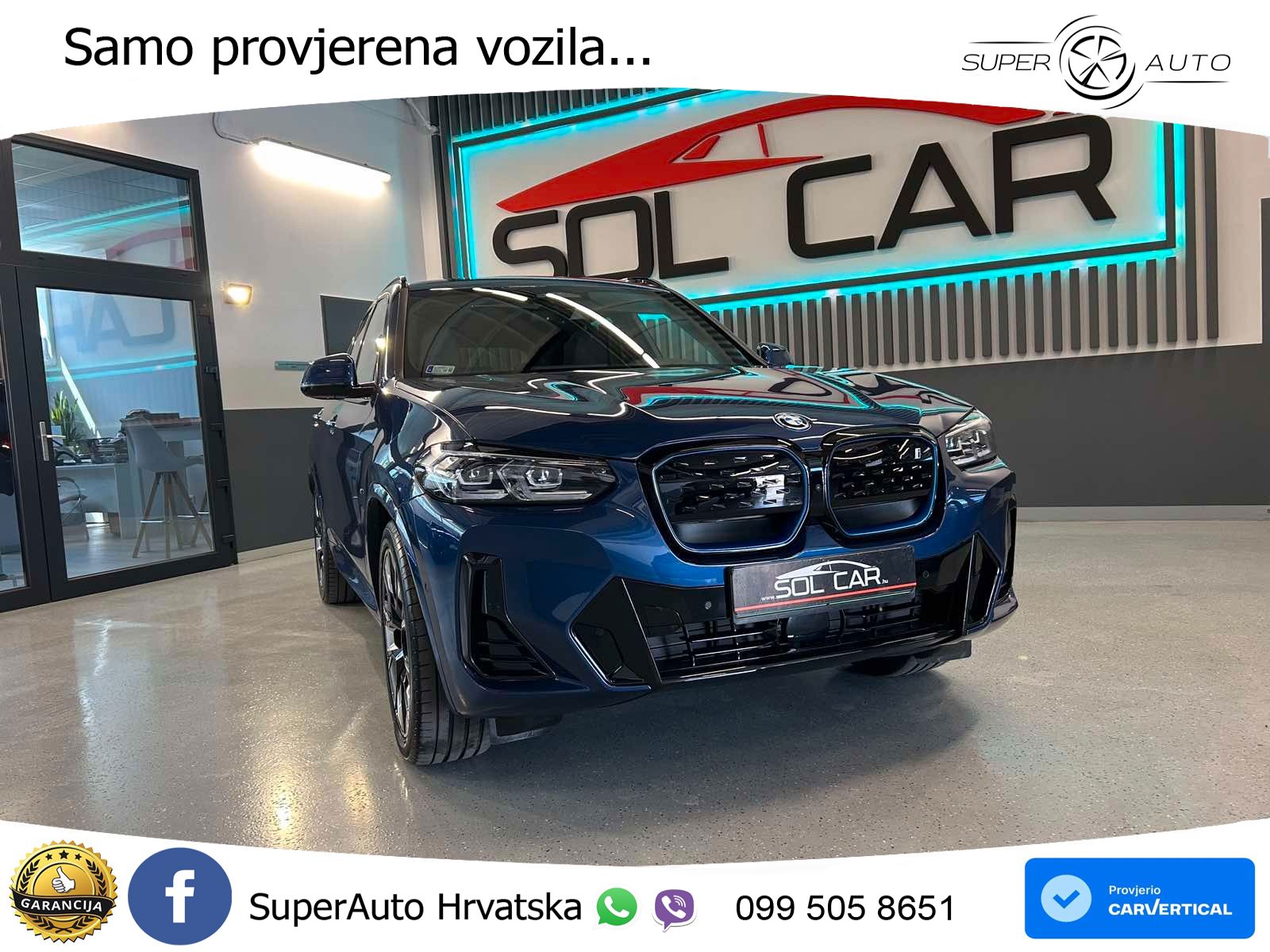 BMW iX3 80 kWh (286 KS) LED+GR SJED+ACC