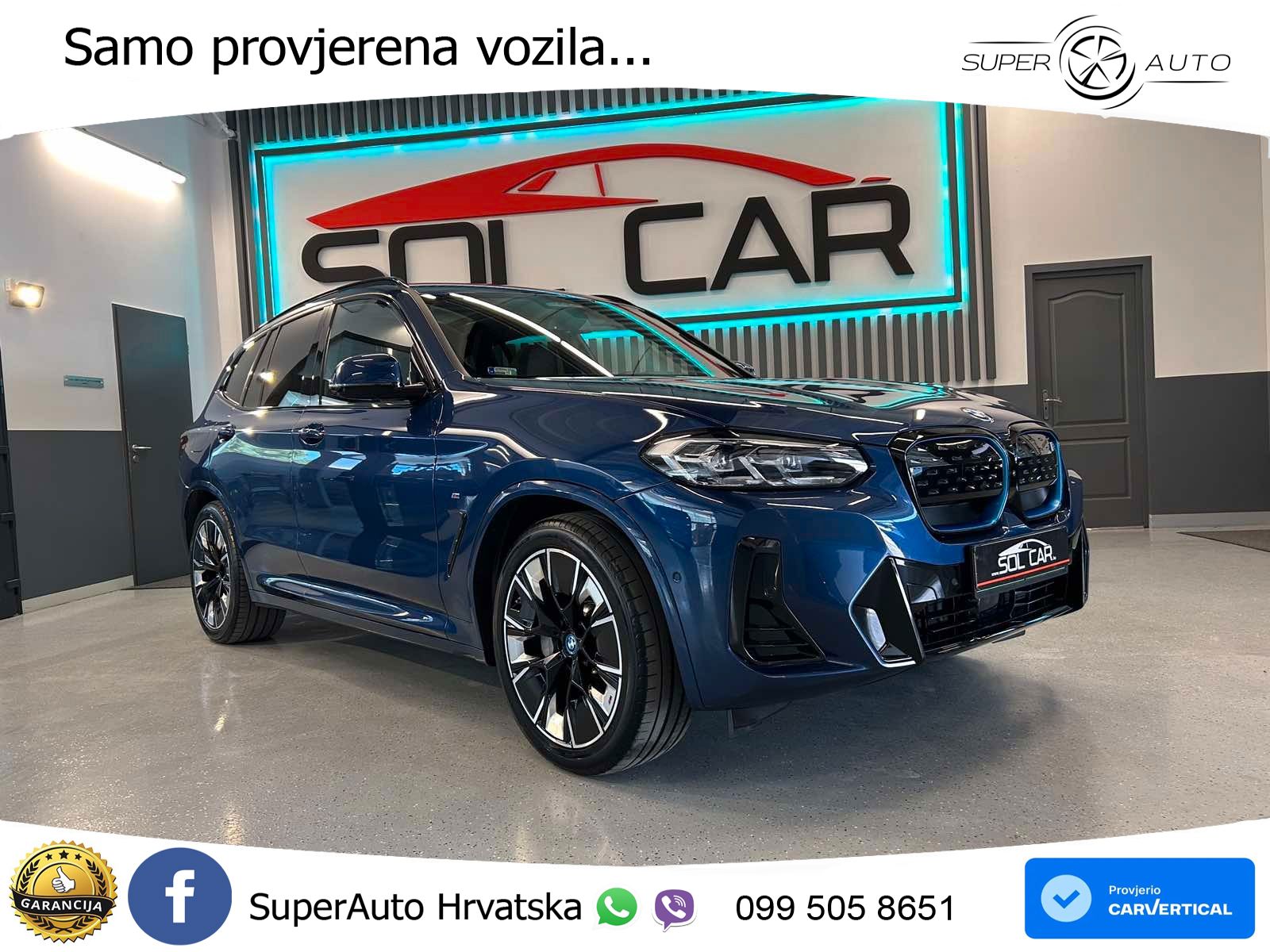BMW iX3 80 kWh (286 KS) LED+GR SJED+ACC