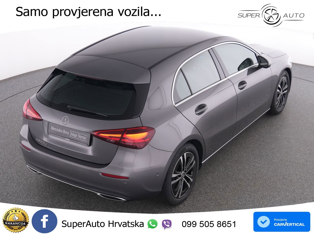 Mercedes-Benz A 200d 8G-DCT LED+GR SJED+ACC