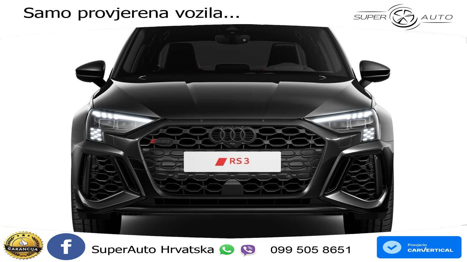 Audi RS3 Sedan 2.5 TFSI (400 KS) quattro S tronic MATRIX+GR SJED+KAM