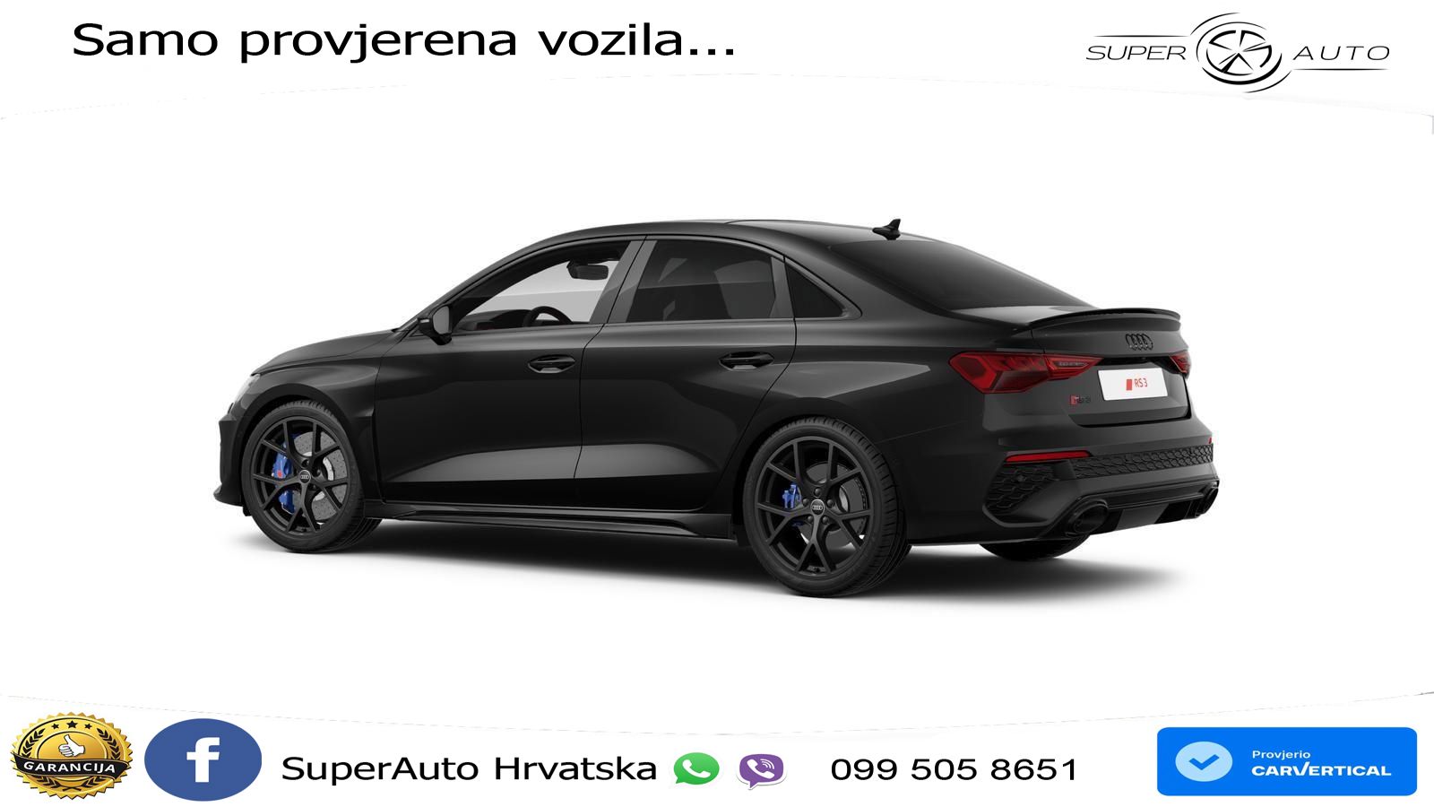 Audi RS3 Sedan 2.5 TFSI (400 KS) quattro S tronic MATRIX+GR SJED+KAM