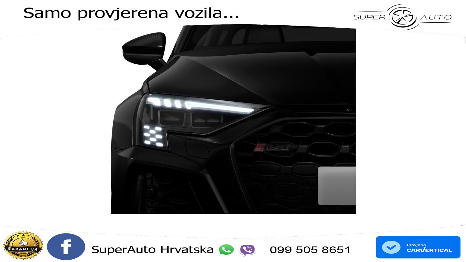 Audi RS3 Sedan 2.5 TFSI (400 KS) quattro S tronic MATRIX+GR SJED+KAM
