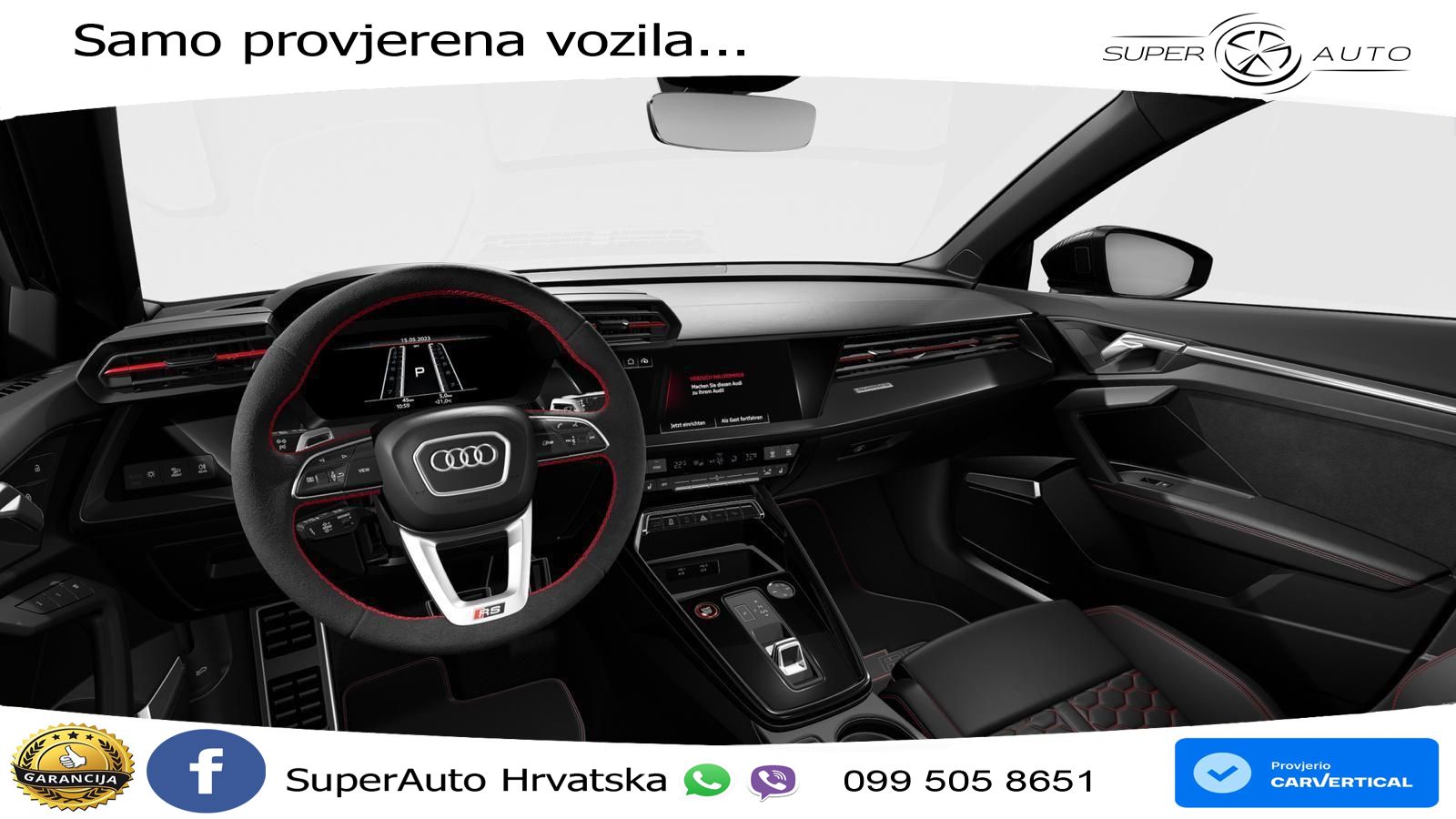 Audi RS3 Sedan 2.5 TFSI (400 KS) quattro S tronic MATRIX+GR SJED+KAM