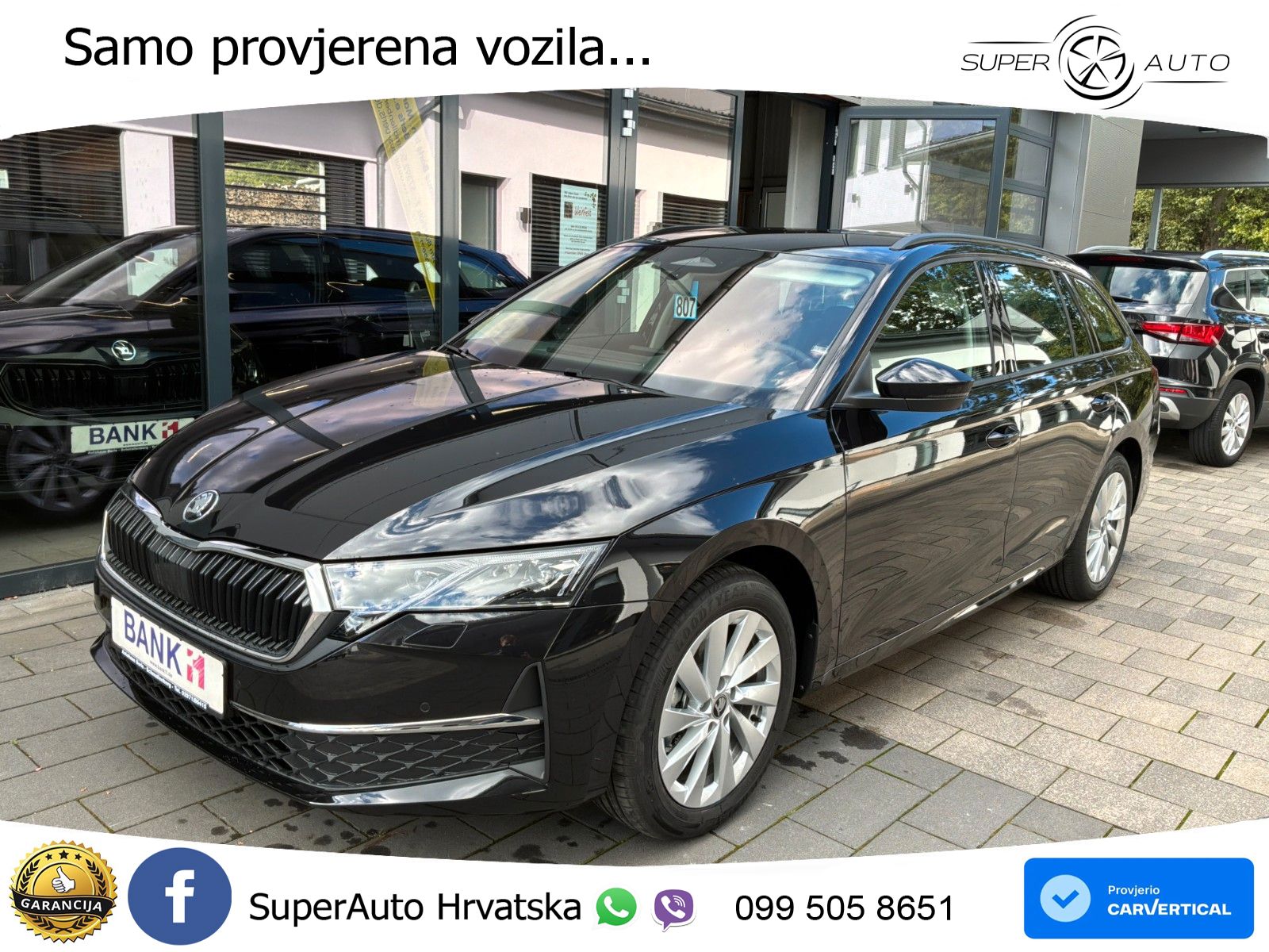 Škoda Octavia Combi 1.5 TSI (150 KS) DSG Selection MATRIX+GR SJED+KAM