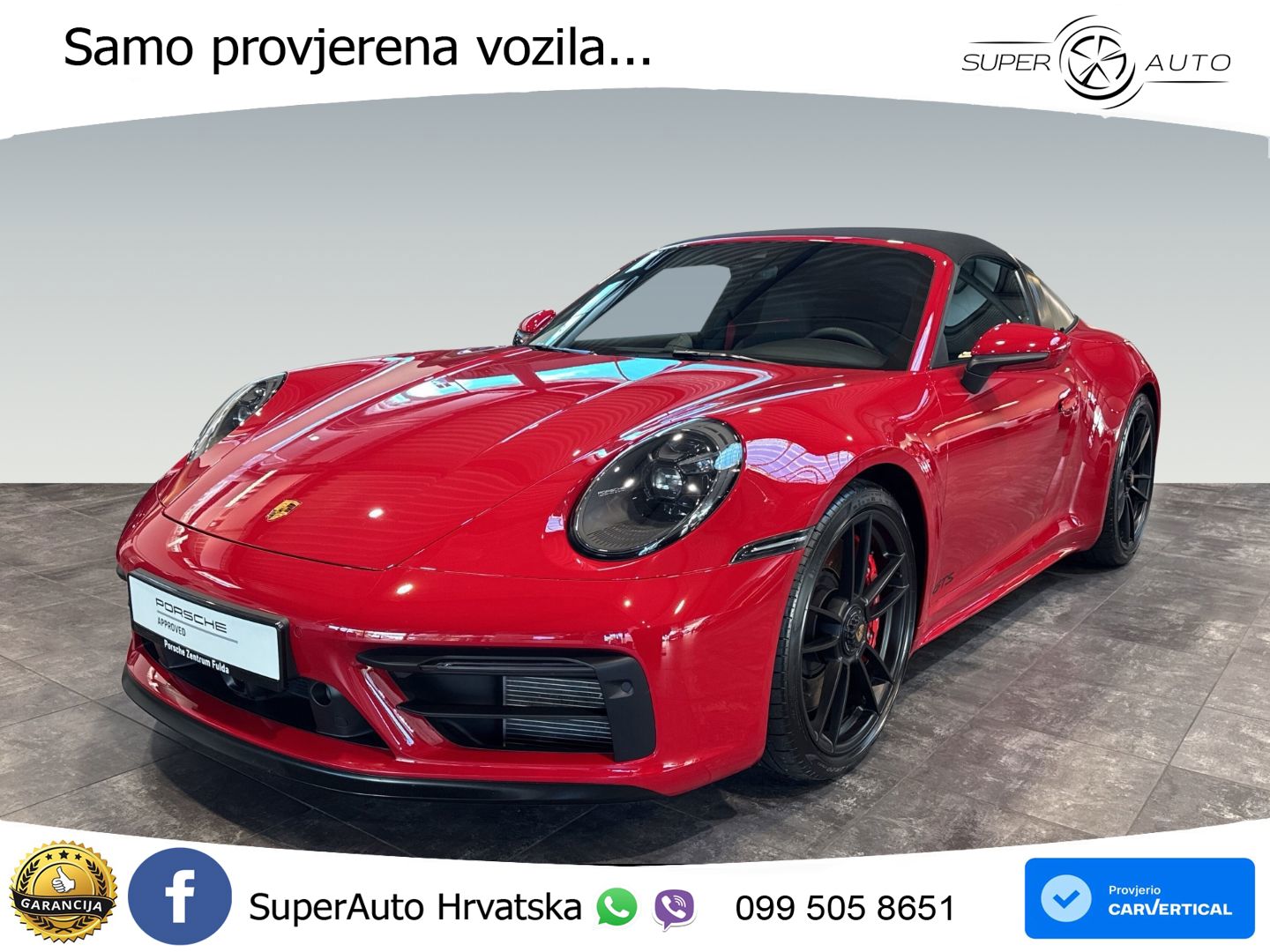 Porsche 911 Targa 4 GTS 3.0 (480 KS) PDK MATRIX+GR SJED+KAM