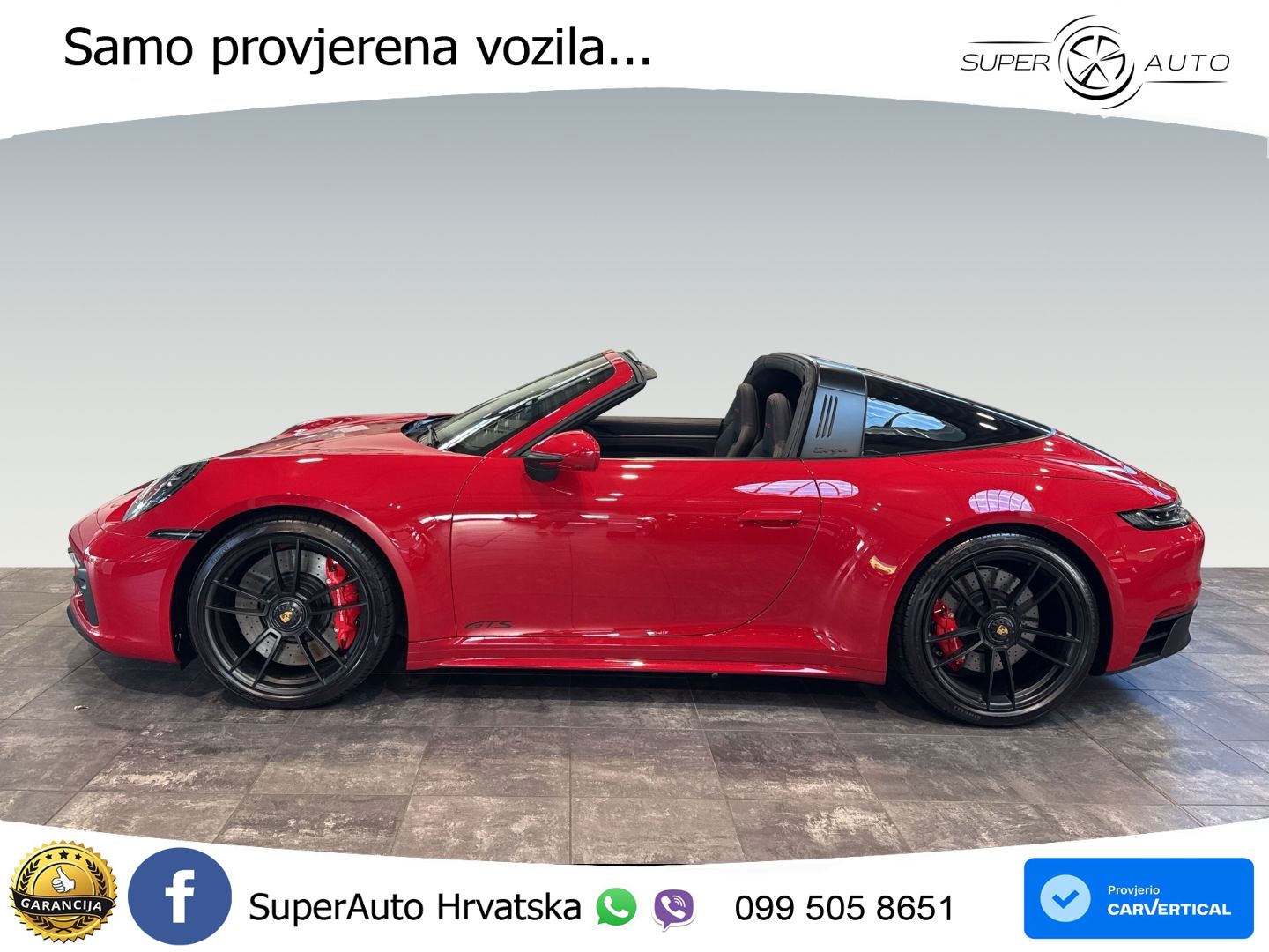Porsche 911 Targa 4 GTS 3.0 (480 KS) PDK MATRIX+GR SJED+KAM