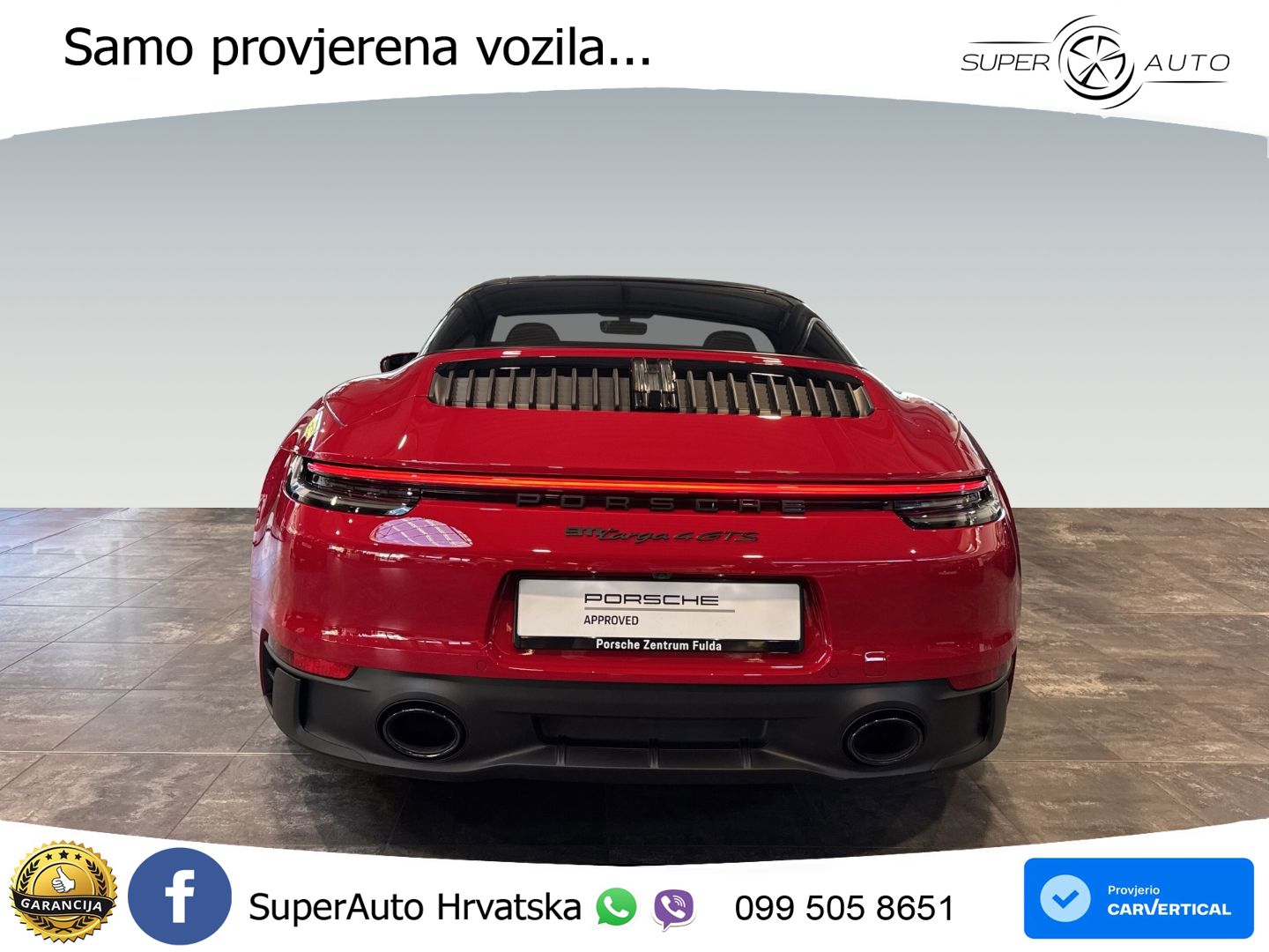 Porsche 911 Targa 4 GTS 3.0 (480 KS) PDK MATRIX+GR SJED+KAM