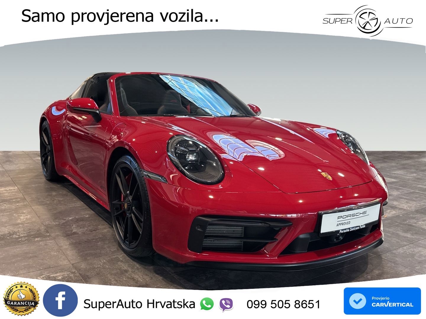 Porsche 911 Targa 4 GTS 3.0 (480 KS) PDK MATRIX+GR SJED+KAM