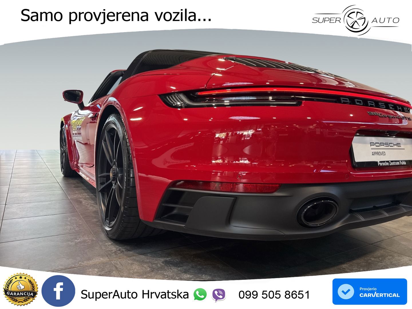 Porsche 911 Targa 4 GTS 3.0 (480 KS) PDK MATRIX+GR SJED+KAM