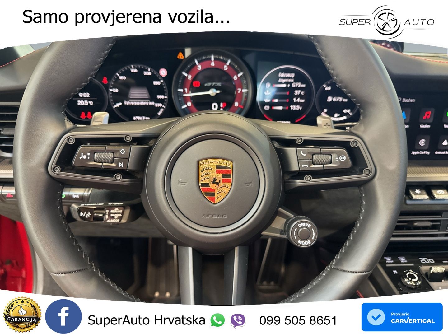 Porsche 911 Targa 4 GTS 3.0 (480 KS) PDK MATRIX+GR SJED+KAM