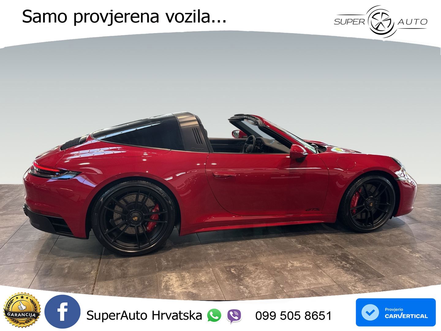 Porsche 911 Targa 4 GTS 3.0 (480 KS) PDK MATRIX+GR SJED+KAM