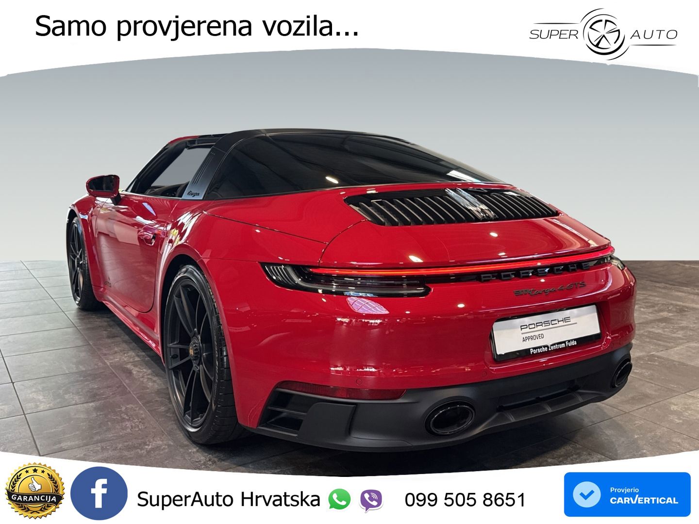 Porsche 911 Targa 4 GTS 3.0 (480 KS) PDK MATRIX+GR SJED+KAM