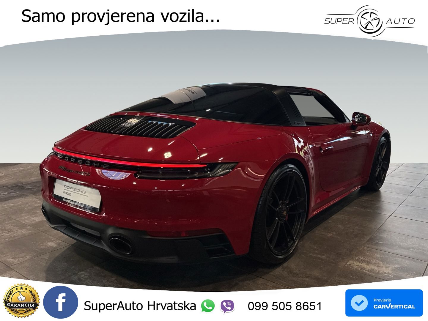 Porsche 911 Targa 4 GTS 3.0 (480 KS) PDK MATRIX+GR SJED+KAM