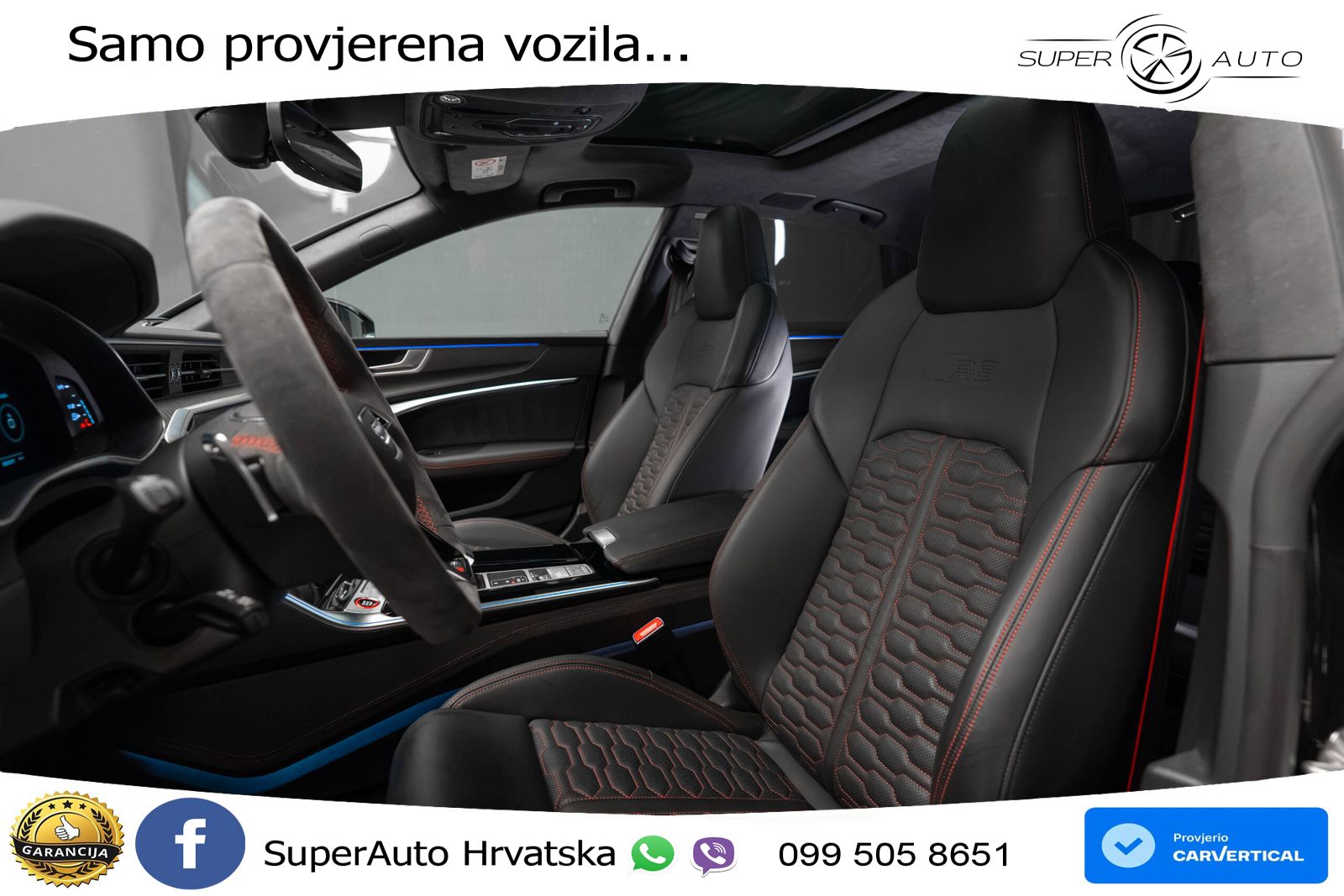 Audi RS7 4.0 TFSI V8 (600 KS) quattro tiptronic LED+GR SJED+ACC