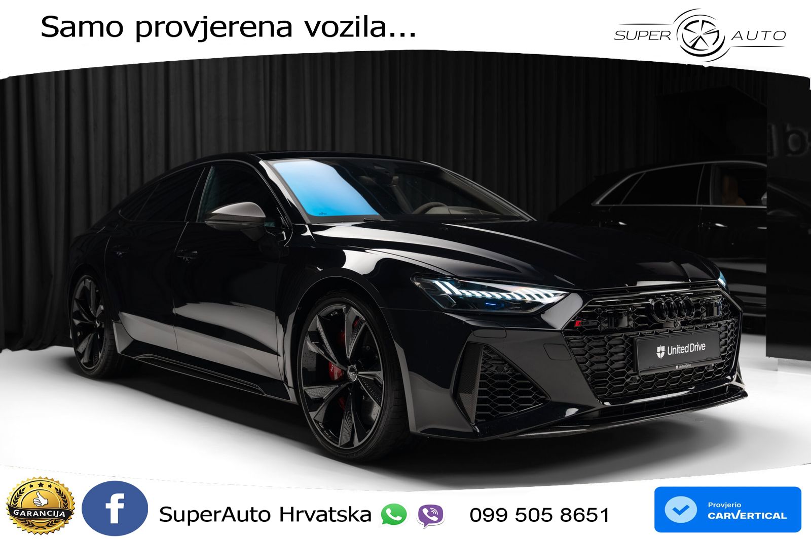 Audi RS7 4.0 TFSI V8 (600 KS) quattro tiptronic LED+GR SJED+ACC