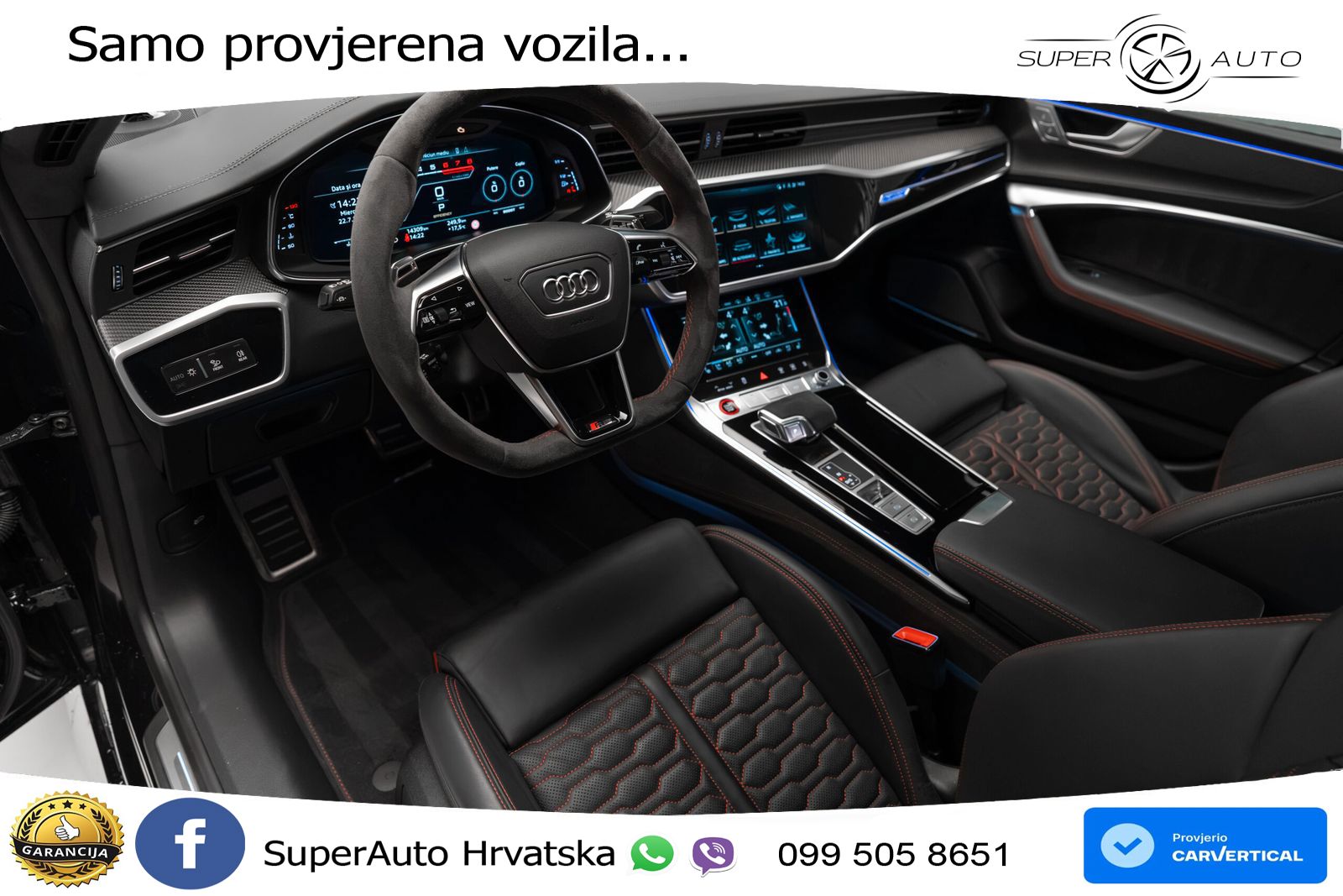 Audi RS7 4.0 TFSI V8 (600 KS) quattro tiptronic LED+GR SJED+ACC
