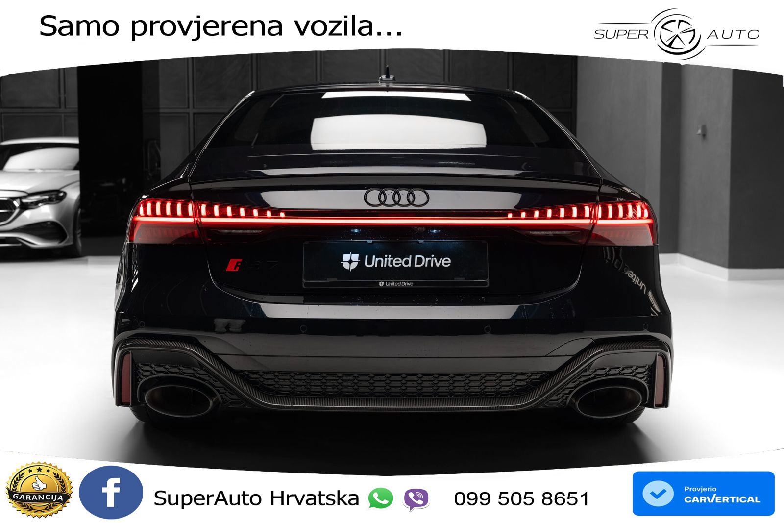Audi RS7 4.0 TFSI V8 (600 KS) quattro tiptronic LED+GR SJED+ACC