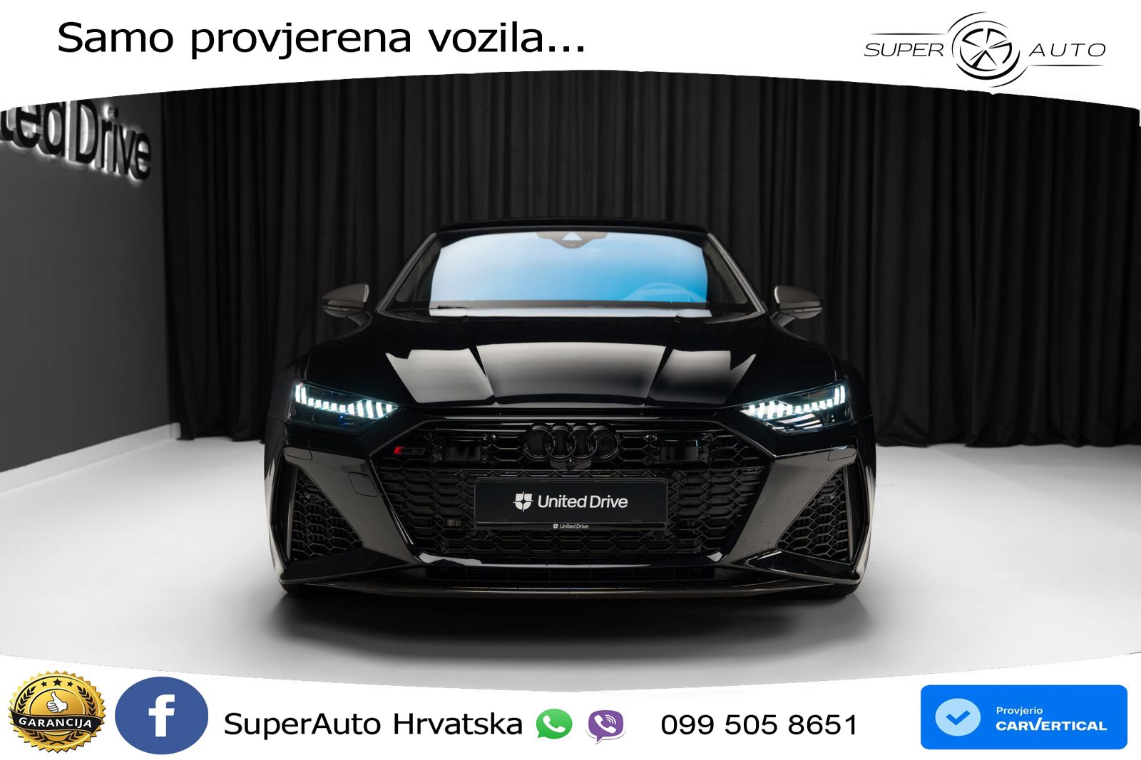 Audi RS7 4.0 TFSI V8 (600 KS) quattro tiptronic LED+GR SJED+ACC
