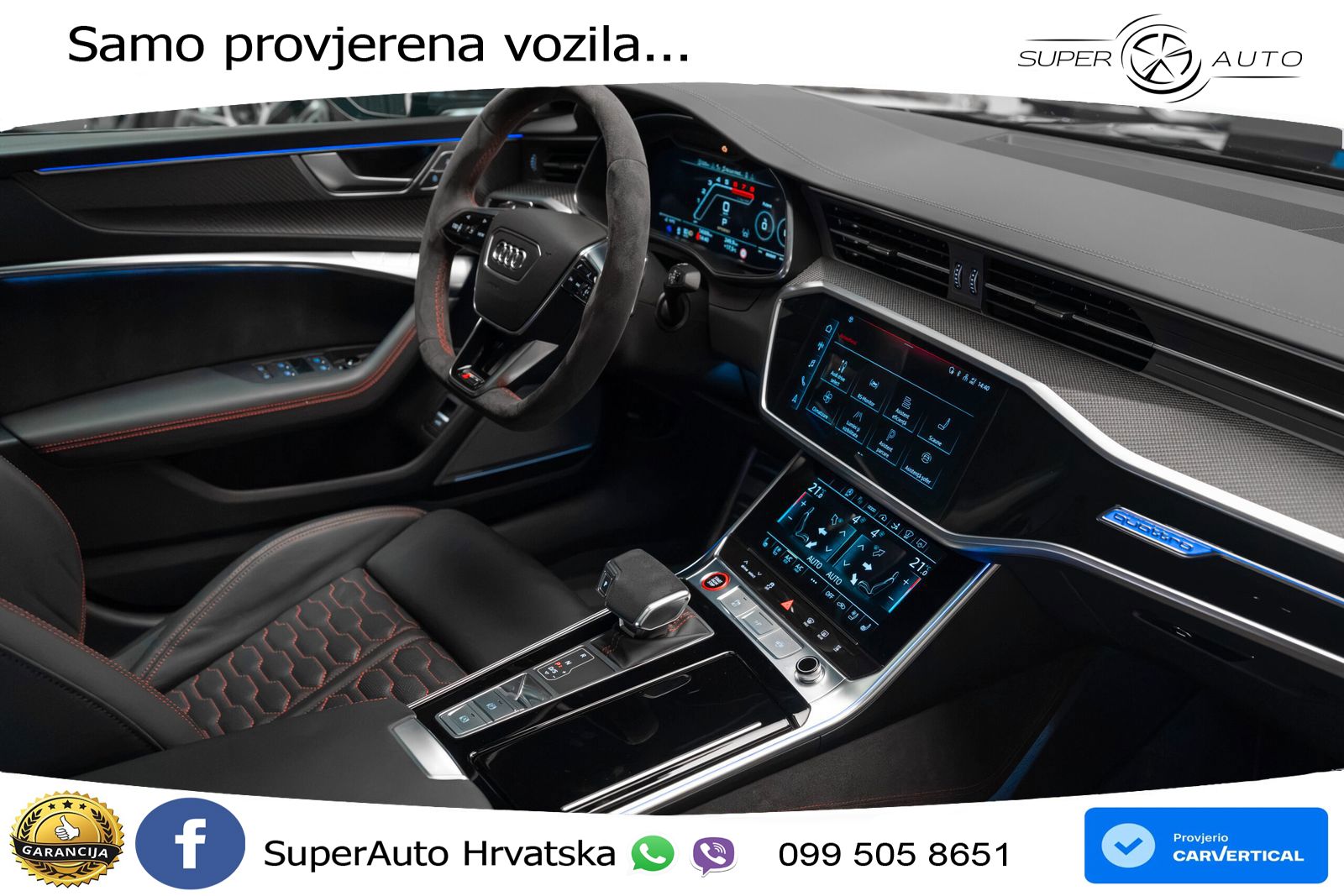 Audi RS7 4.0 TFSI V8 (600 KS) quattro tiptronic LED+GR SJED+ACC