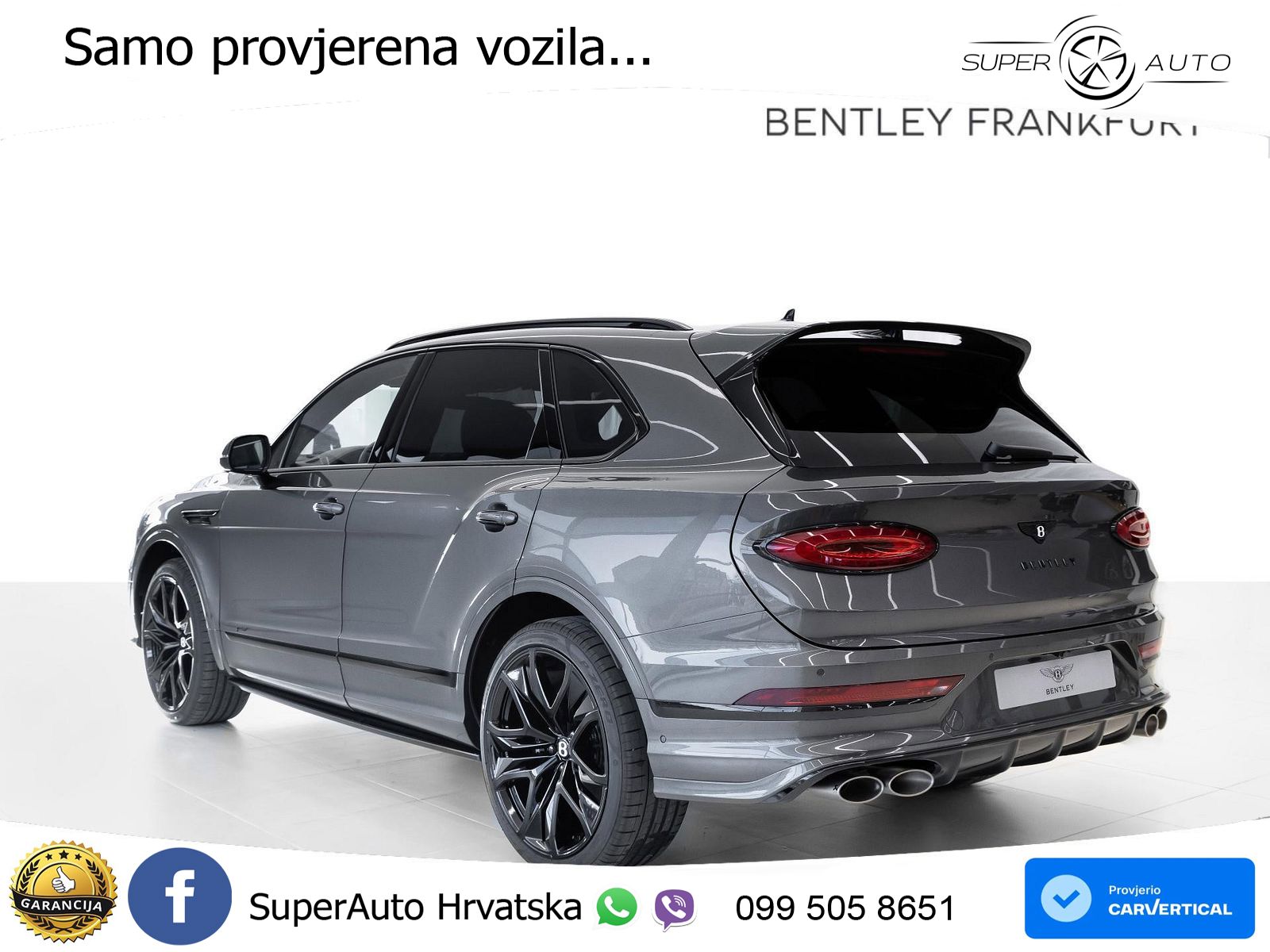 Bentley Bentayga Speed 4.0 V8 (650 KS) AWD Automatic LED+GR SJED+ACC