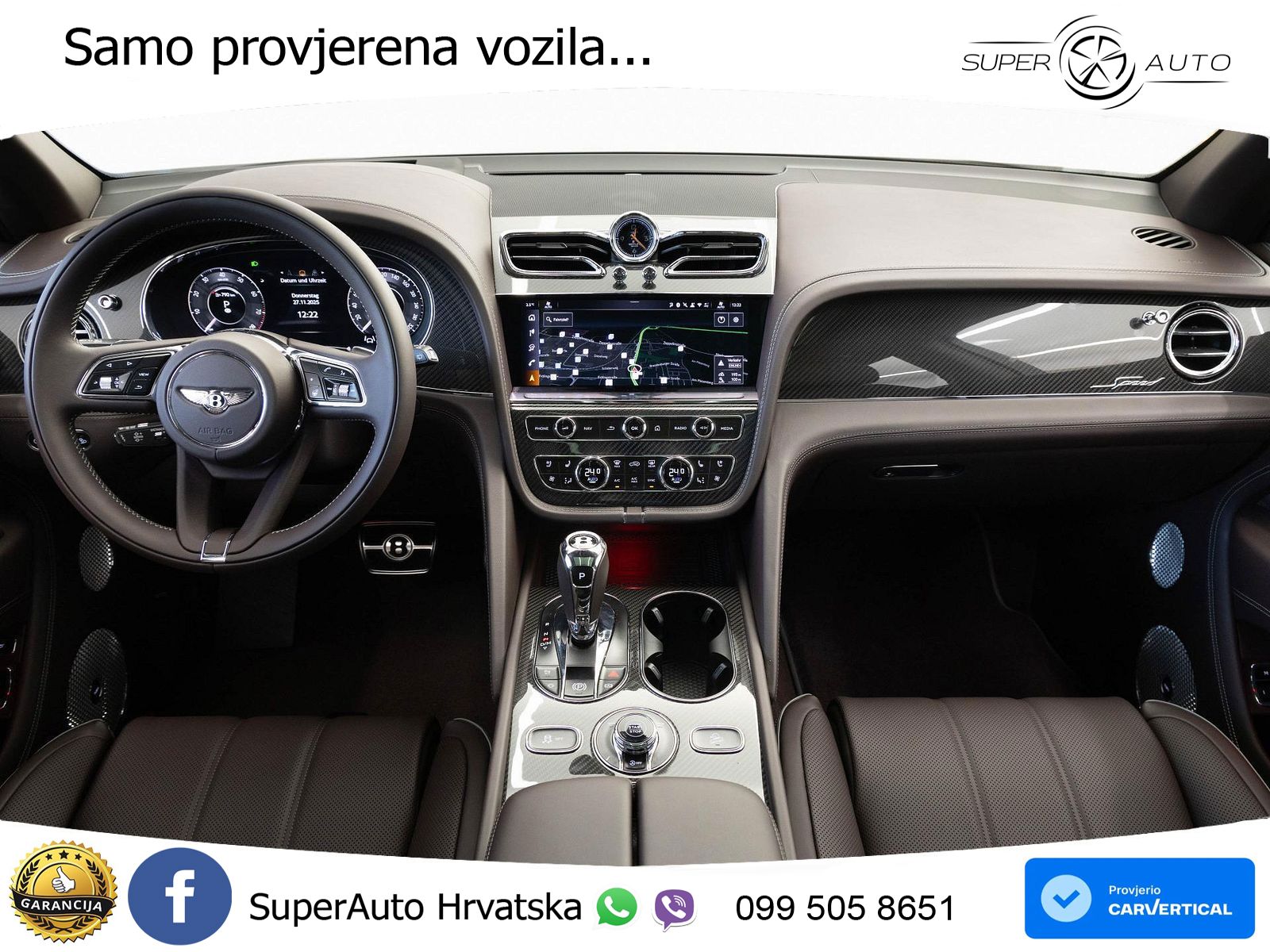 Bentley Bentayga Speed 4.0 V8 (650 KS) AWD Automatic LED+GR SJED+ACC