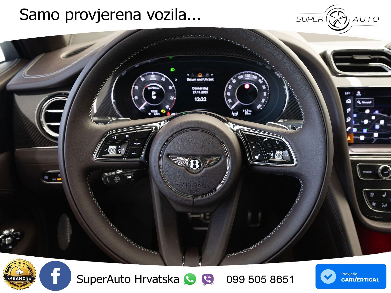 Bentley Bentayga Speed 4.0 V8 (650 KS) AWD Automatic LED+GR SJED+ACC