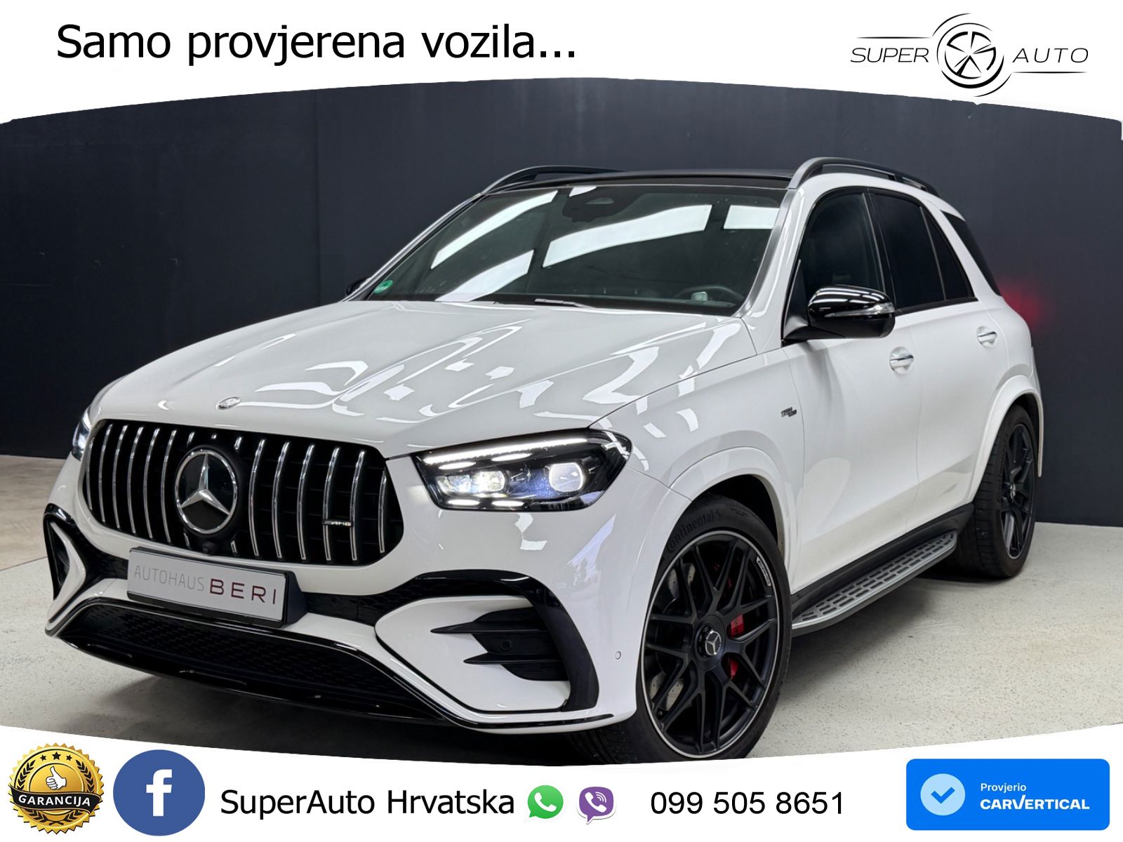 Mercedes AMG GLE 53 (435 KS) EQ Boost 4MATIC+ AMG SPEEDSHIFT TCT 9G ACC+HEAD+4xGR SJED+360+PANO