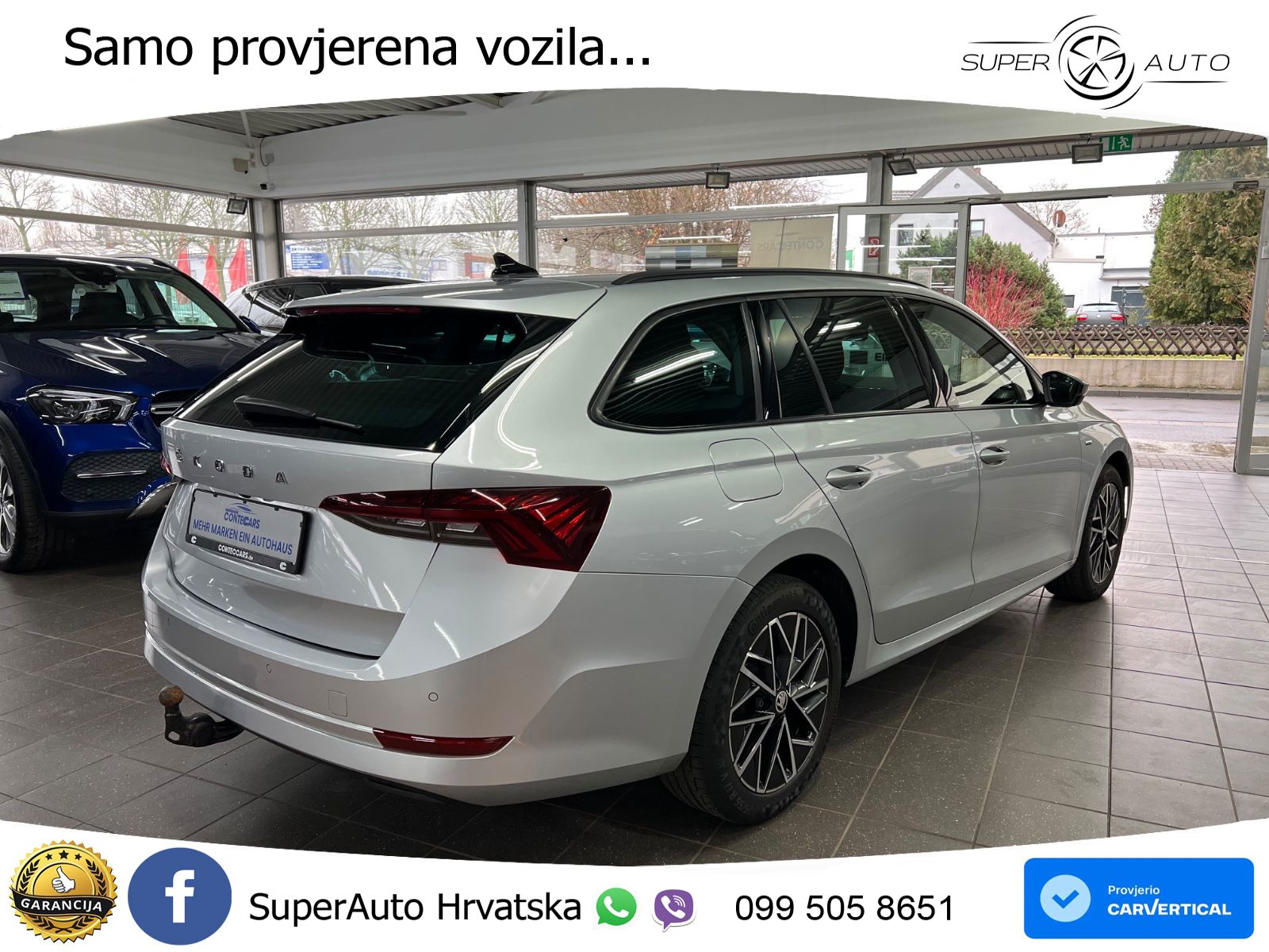 Škoda Octavia Combi 2.0 TDI (150 KS) DSG LED+GR SJED+ACC
