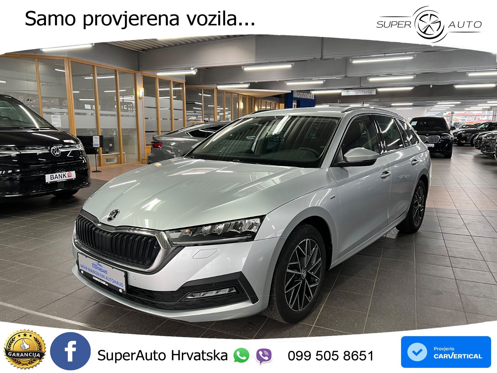 Škoda Octavia Combi 2.0 TDI (150 KS) DSG LED+GR SJED+ACC