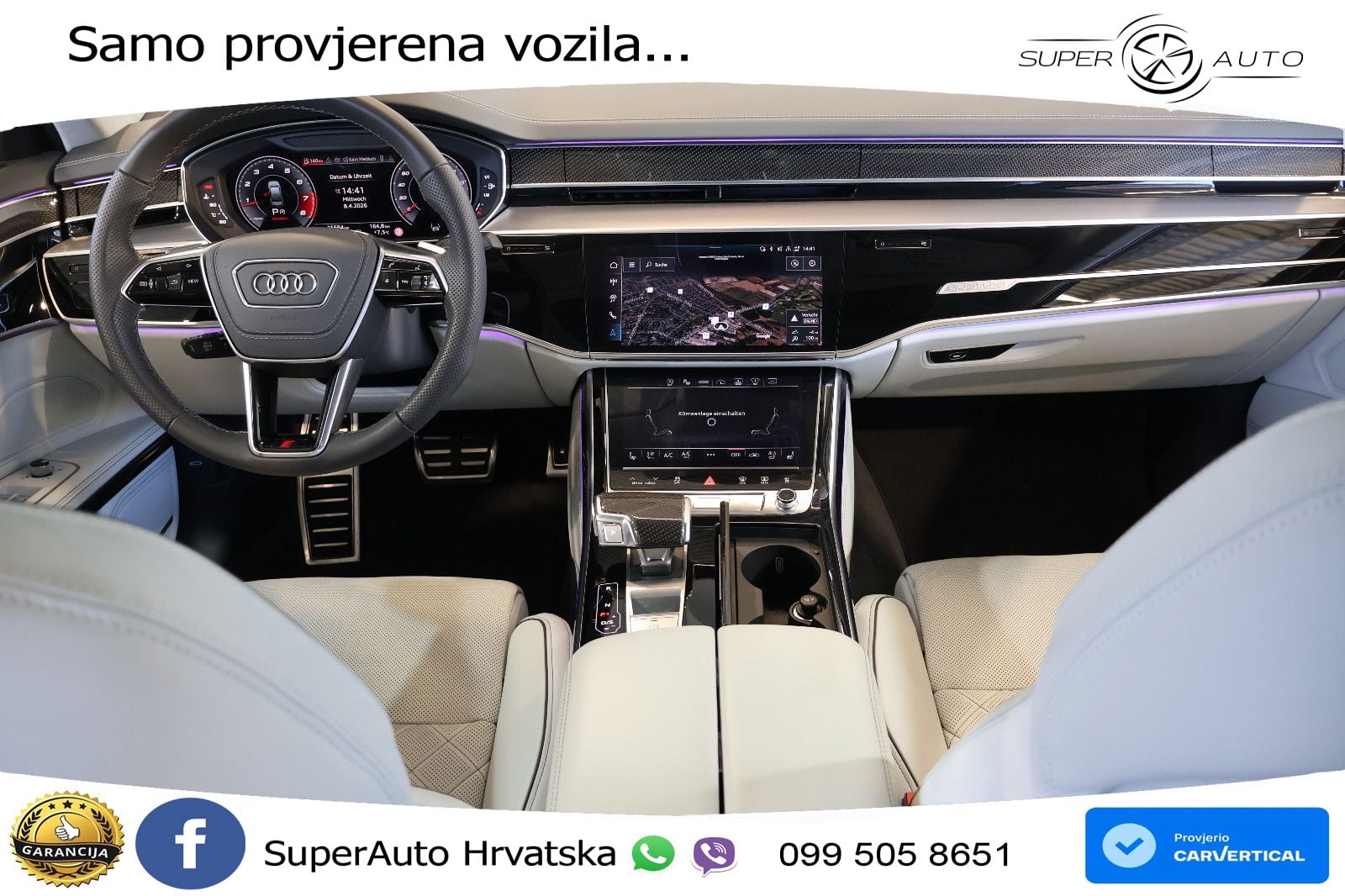 Audi S8 LED+GR SJED+ACC