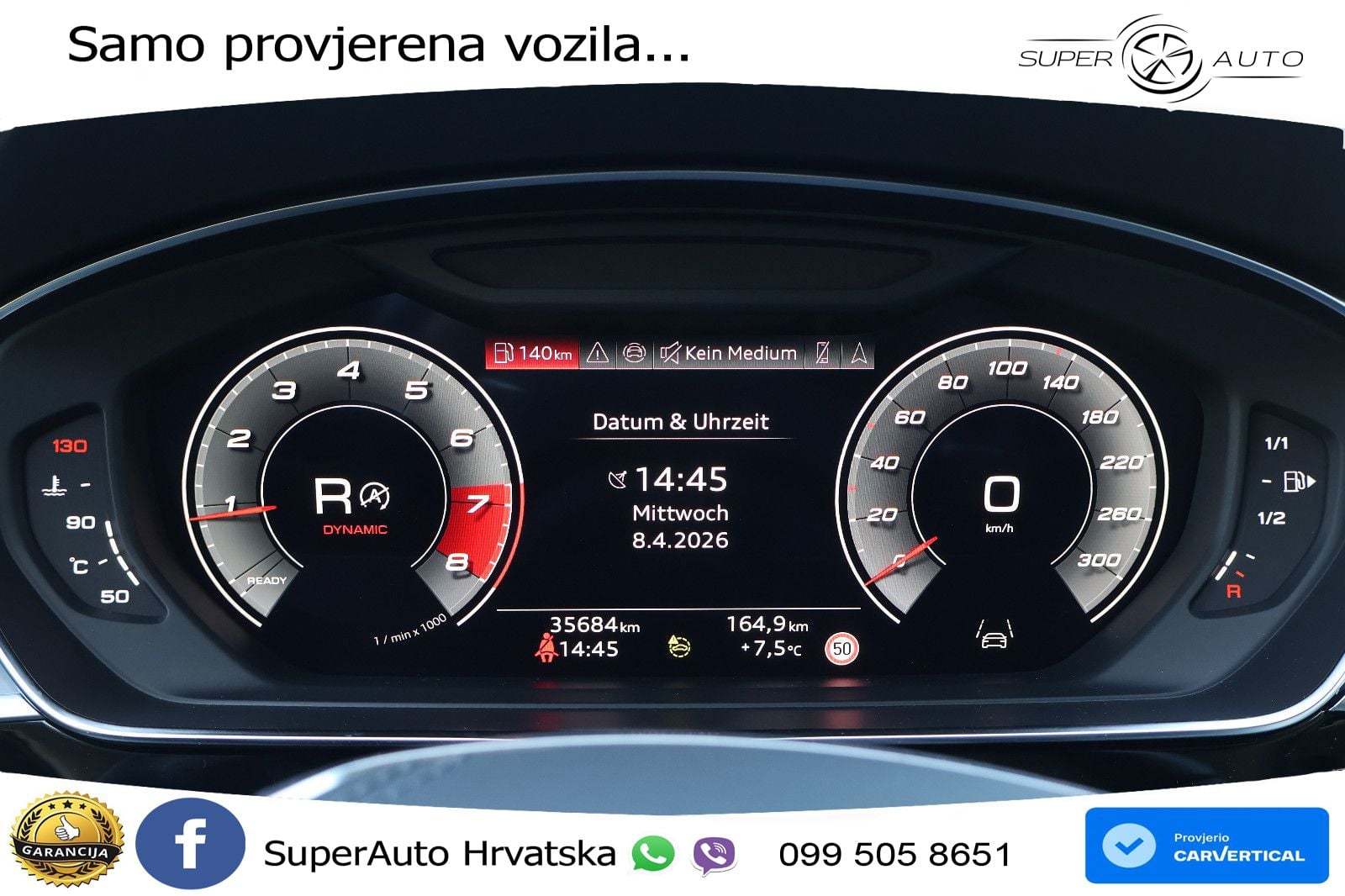 Audi S8 LED+GR SJED+ACC