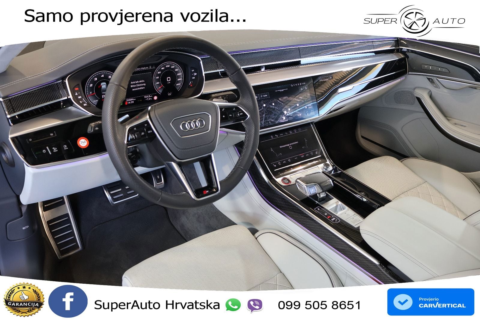 Audi S8 LED+GR SJED+ACC