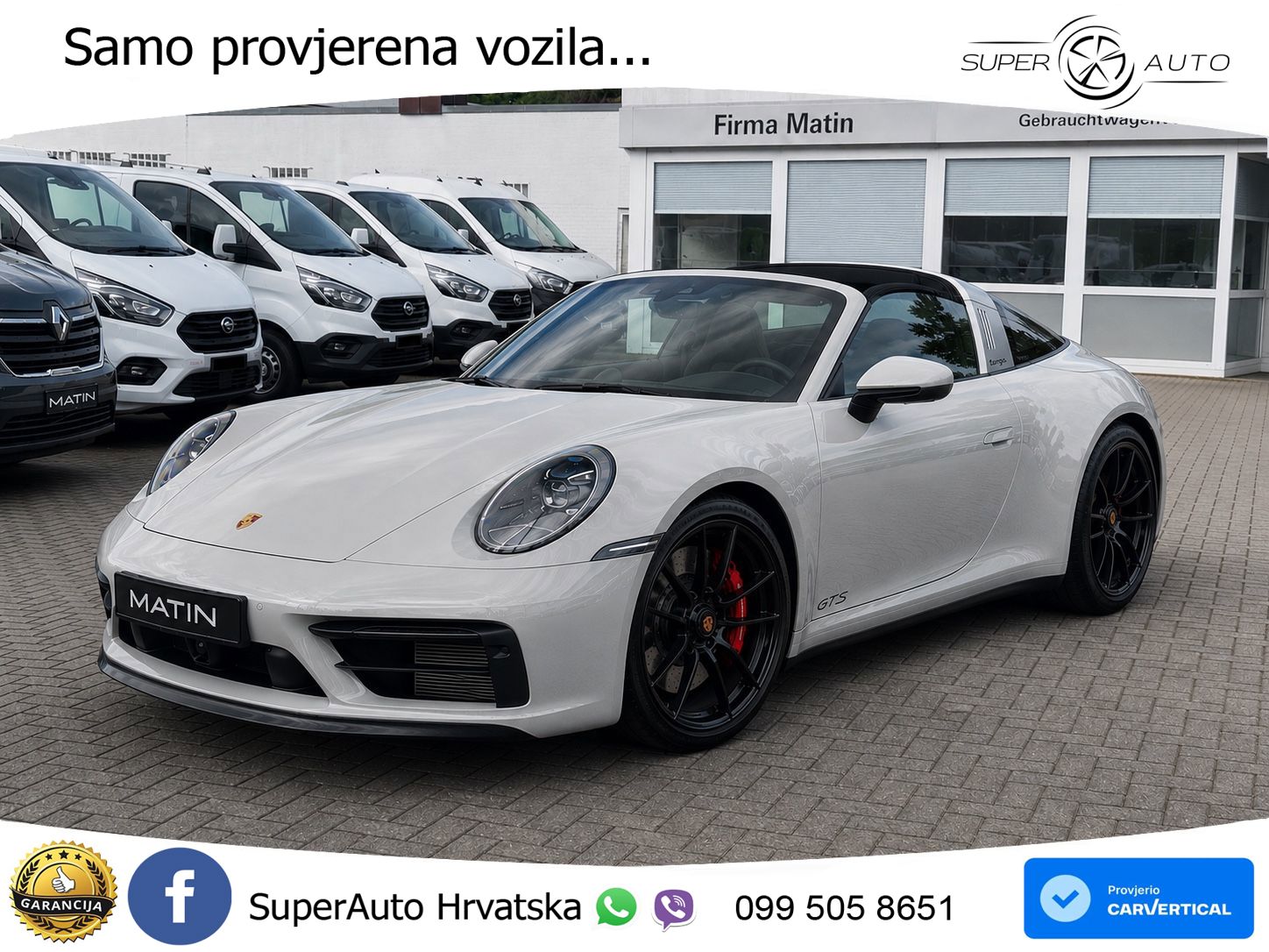 Porsche 911 Targa 4 GTS 3.0 (480 KS) PDK MATRIX+GR SJED+KAM