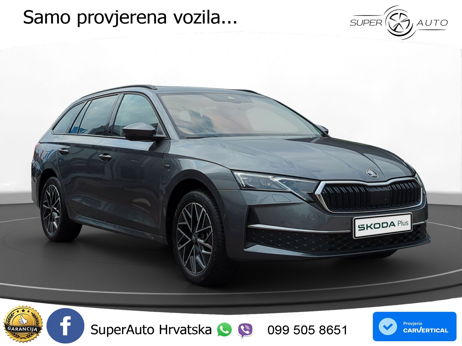 Škoda Octavia Combi 2.0 TDI (150 KS) DSG LED+GR SJED+ACC