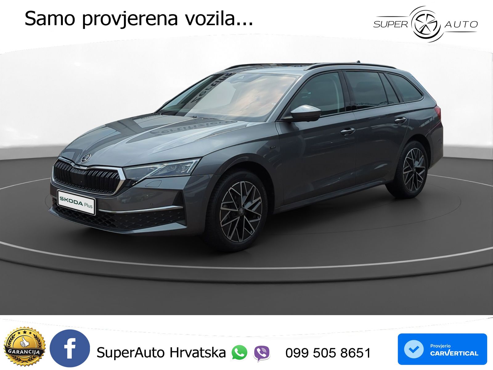 Škoda Octavia Combi 2.0 TDI (150 KS) DSG LED+GR SJED+ACC