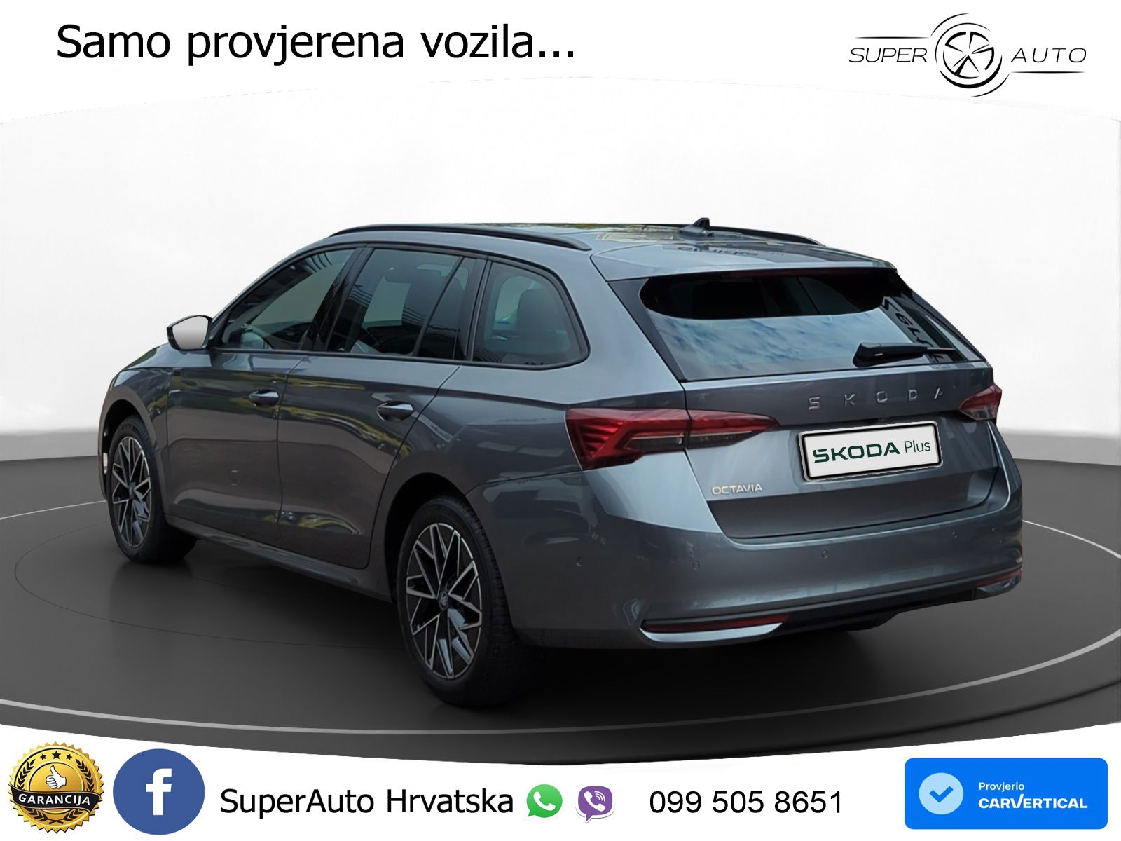 Škoda Octavia Combi 2.0 TDI (150 KS) DSG LED+GR SJED+ACC