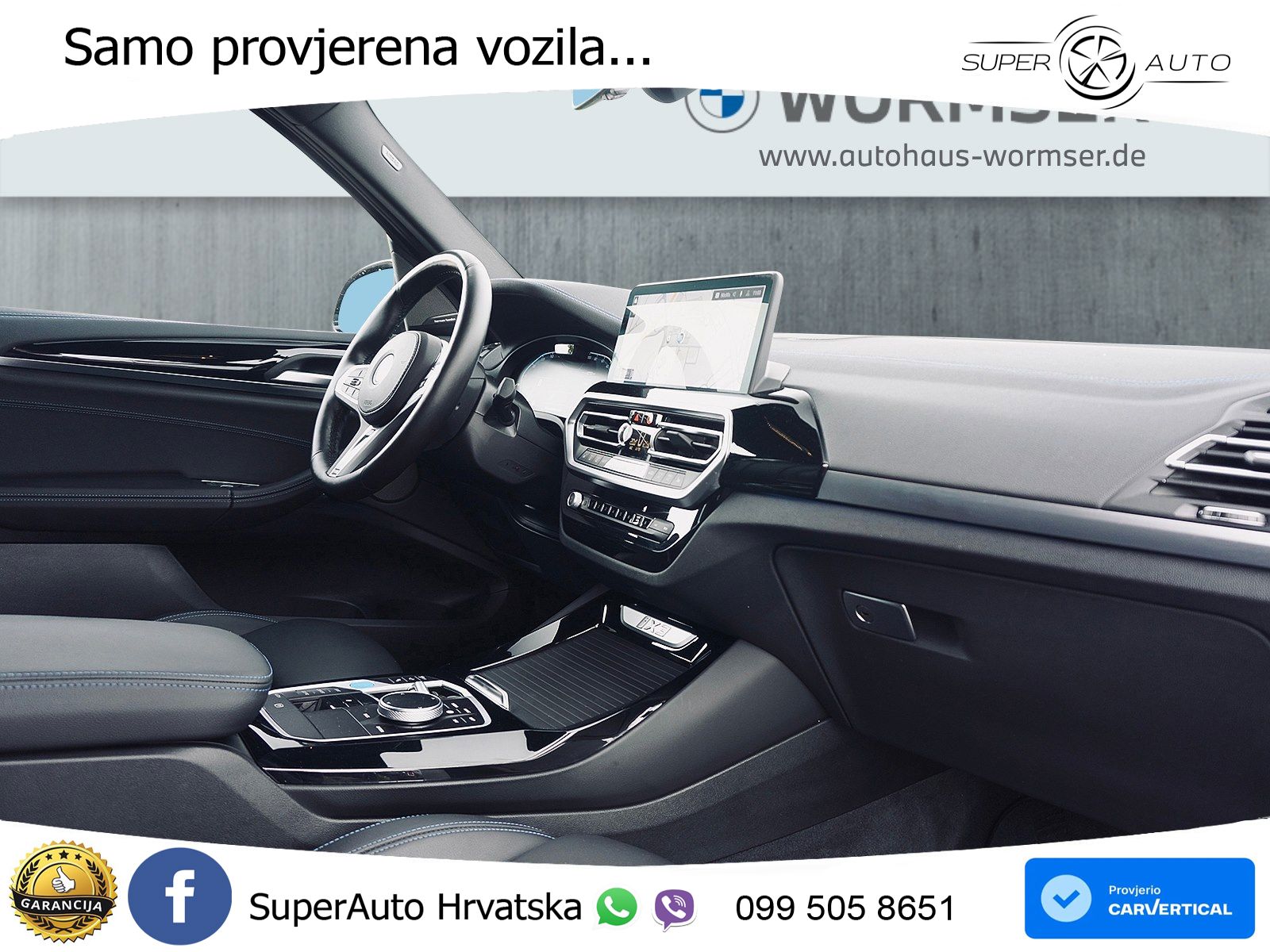 BMW iX3 80 kWh (286 KS) M Sport ACC+HEAD+GR SJED+360+PANO
