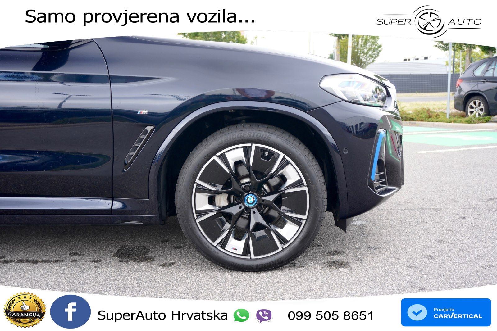 BMW iX3 80 kWh (286 KS) M Sport ACC+HEAD+GR SJED+360+PANO